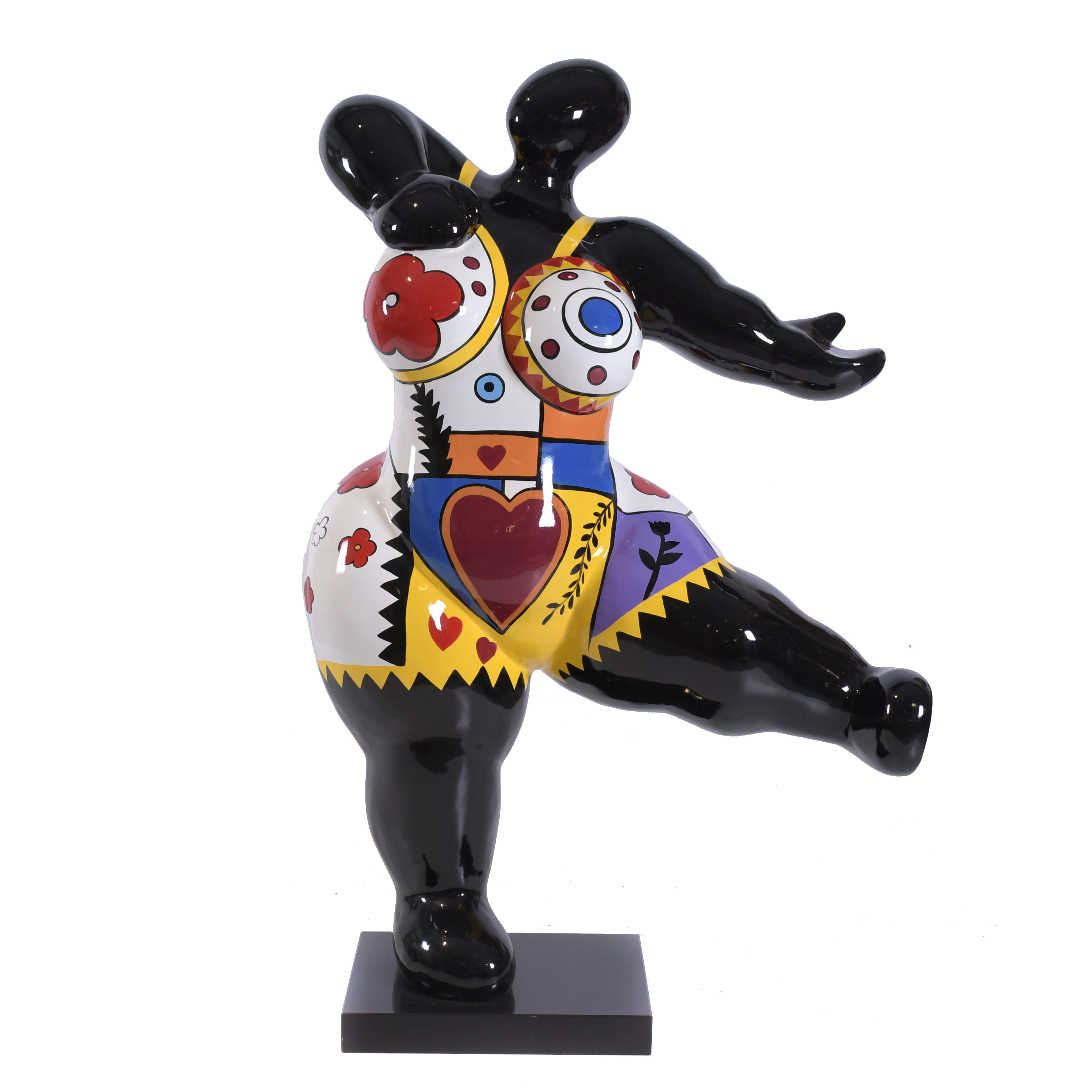 "BAILARINA", SIGUIENDO MODELOS DE NIKI SAINT PHALLE, SIGLO 