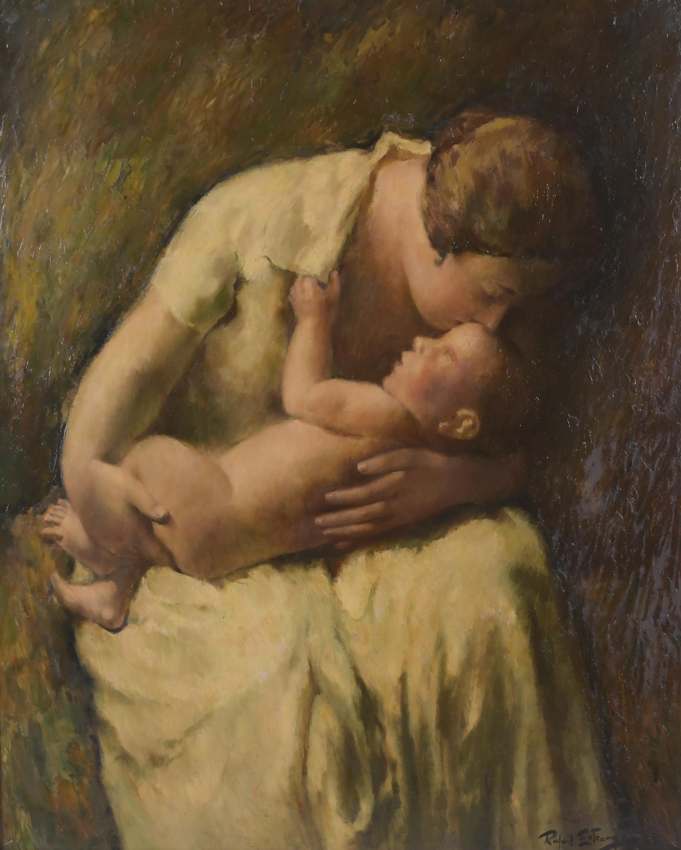 RAFAEL ESTRANY Y ROS (1884-1958). "MATERNIDAD".