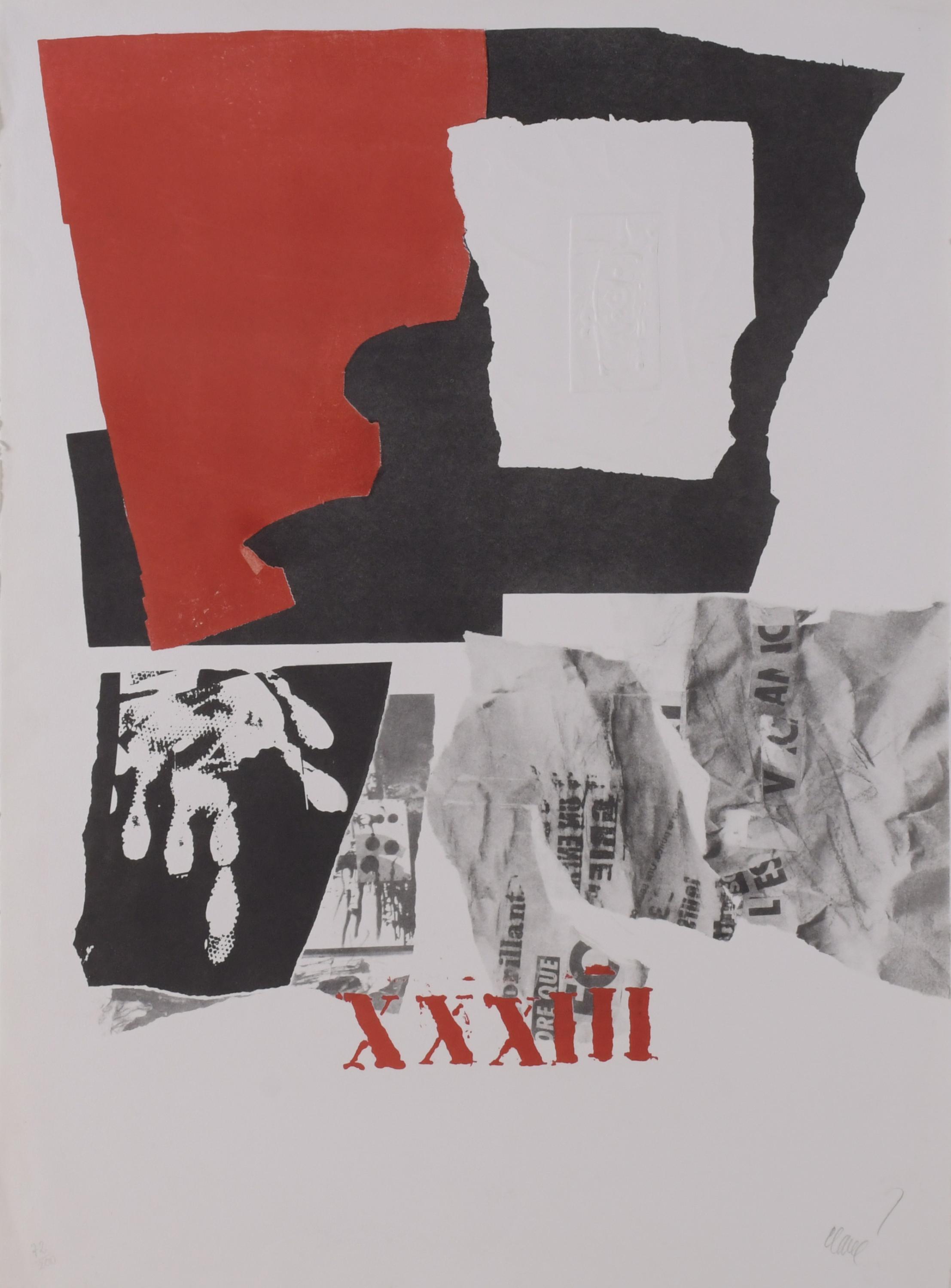 ANTONI CLAVÉ (1913-2005). Carborundum lithograph.