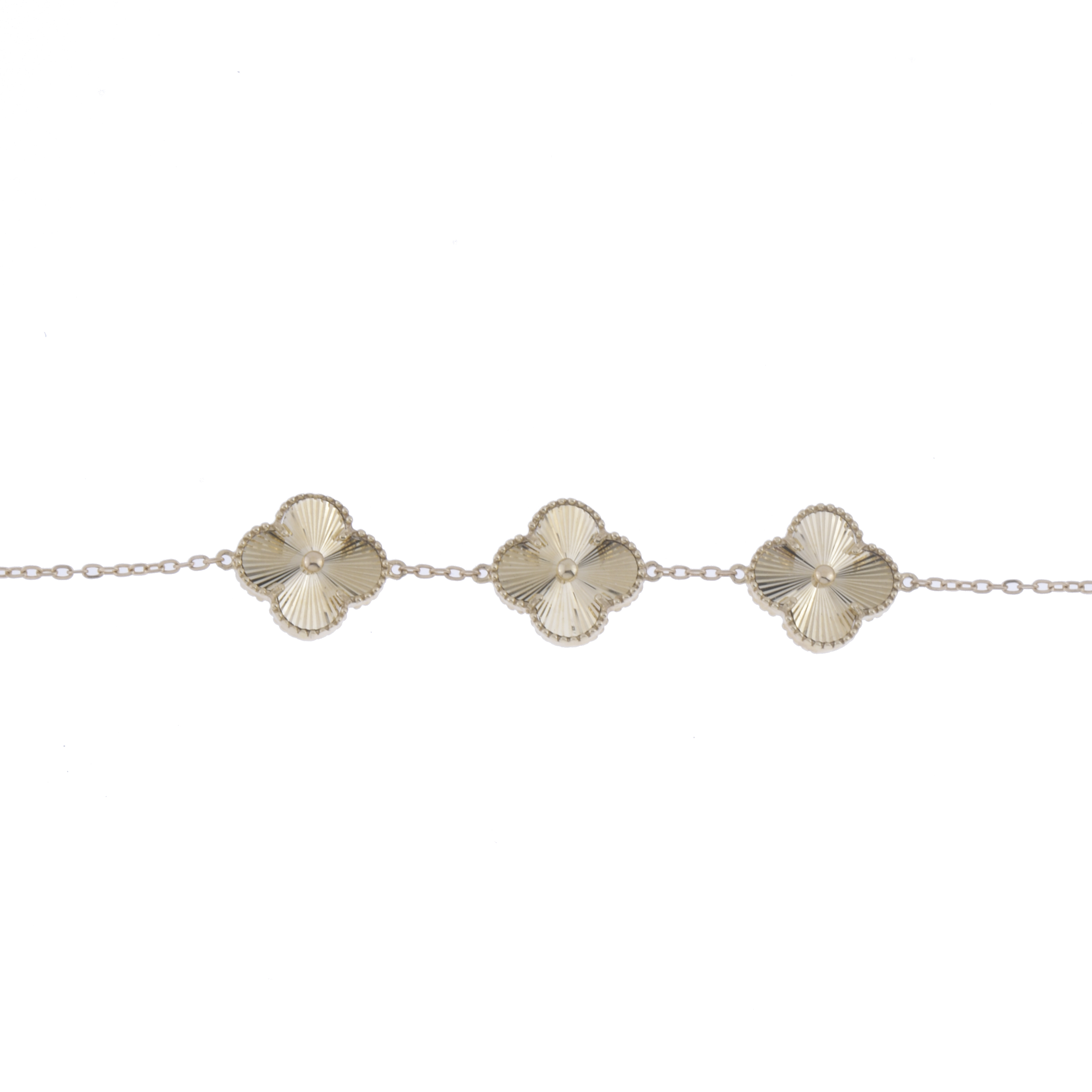 BRACELET WITH CLOVERS, AFTER VAN CLEEF&#39;S ALHAMBRA MODELS