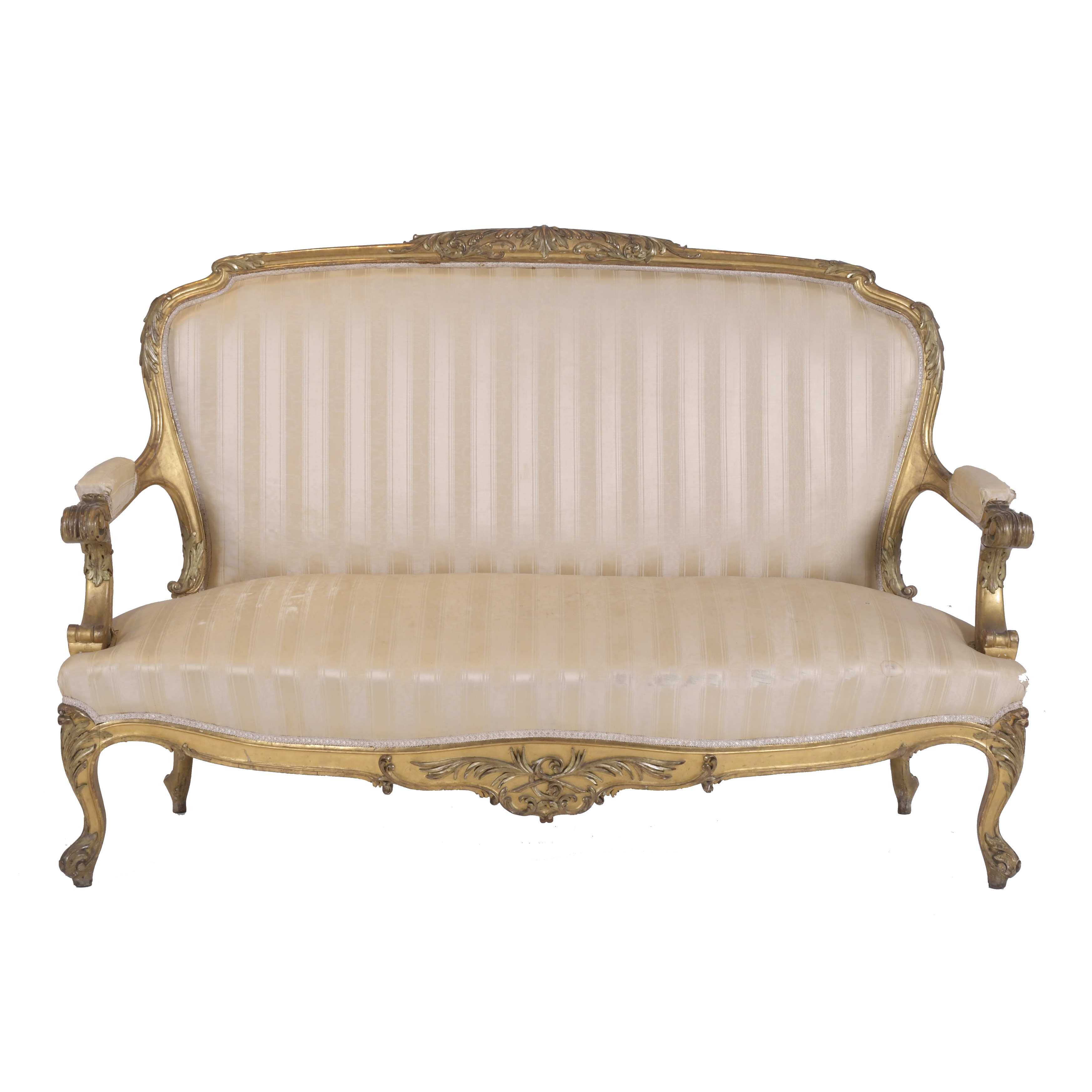 LOUIS XV STYLE COUCH, 20TH CENTURY.