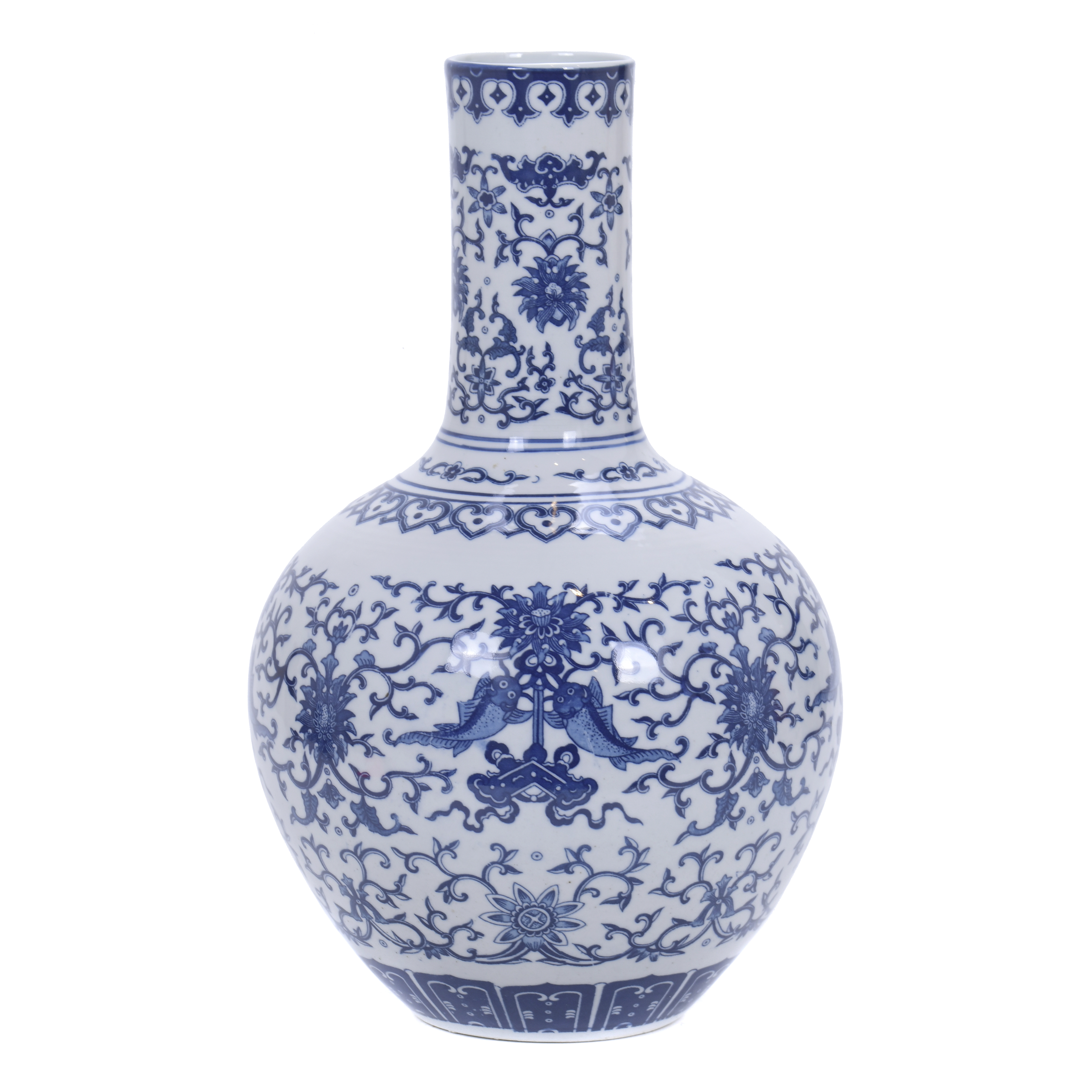 CHINESE PORCELAIN VASE, 20TH CENTURY.