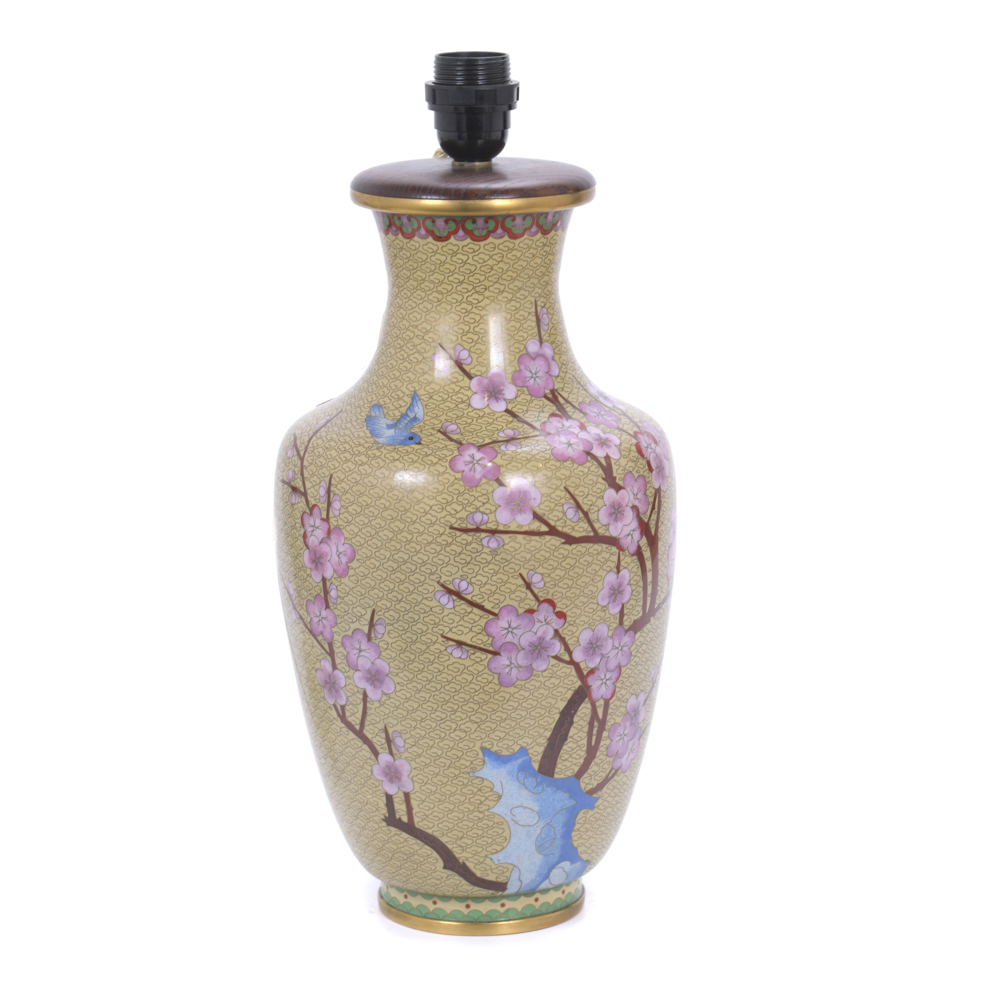 CHINESE CLOISONNÉ VASE, 20TH CENTURY. 