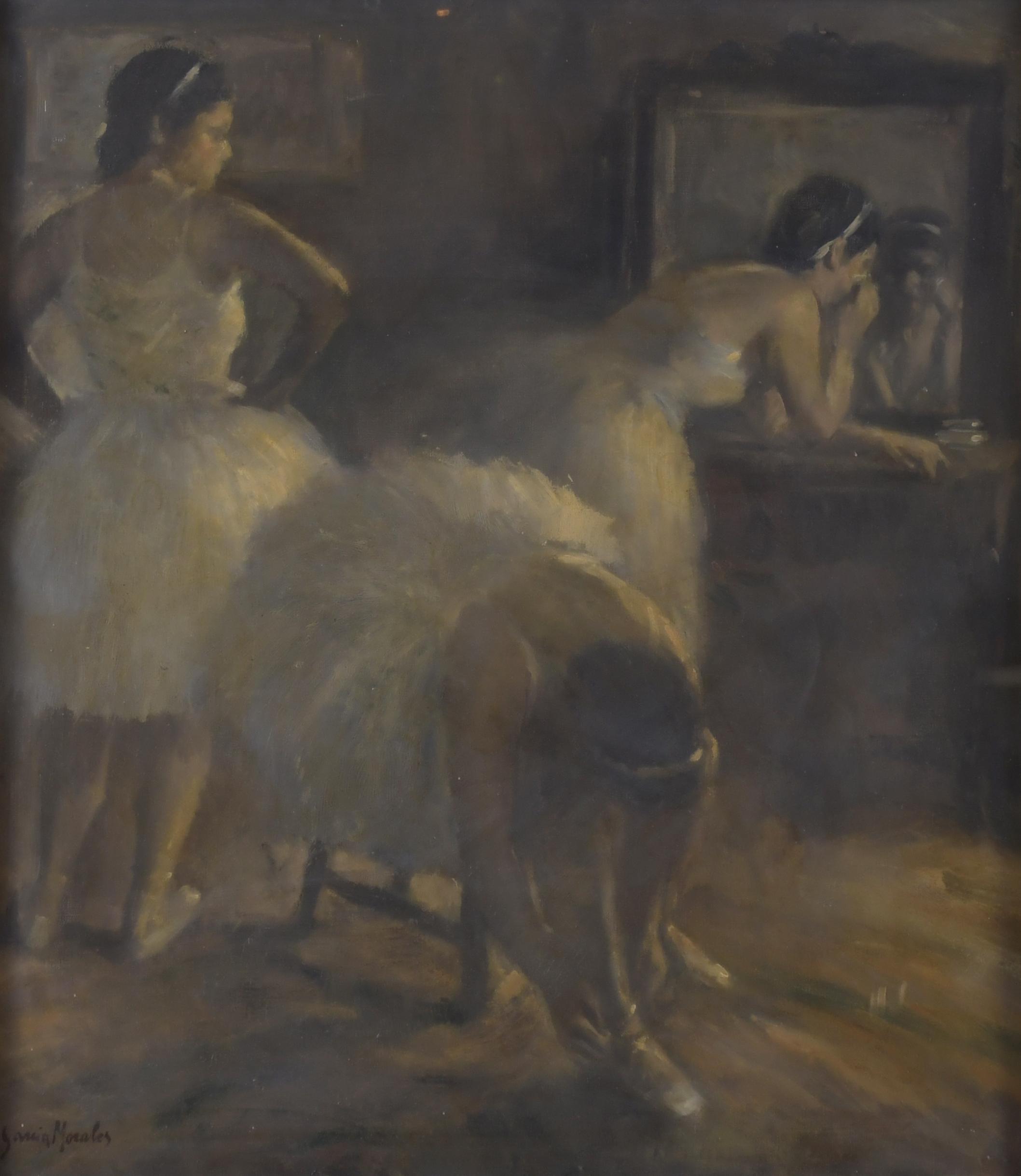 ANTONIO GARCÍA MORALES (1910-?).  "BALLERINAS".