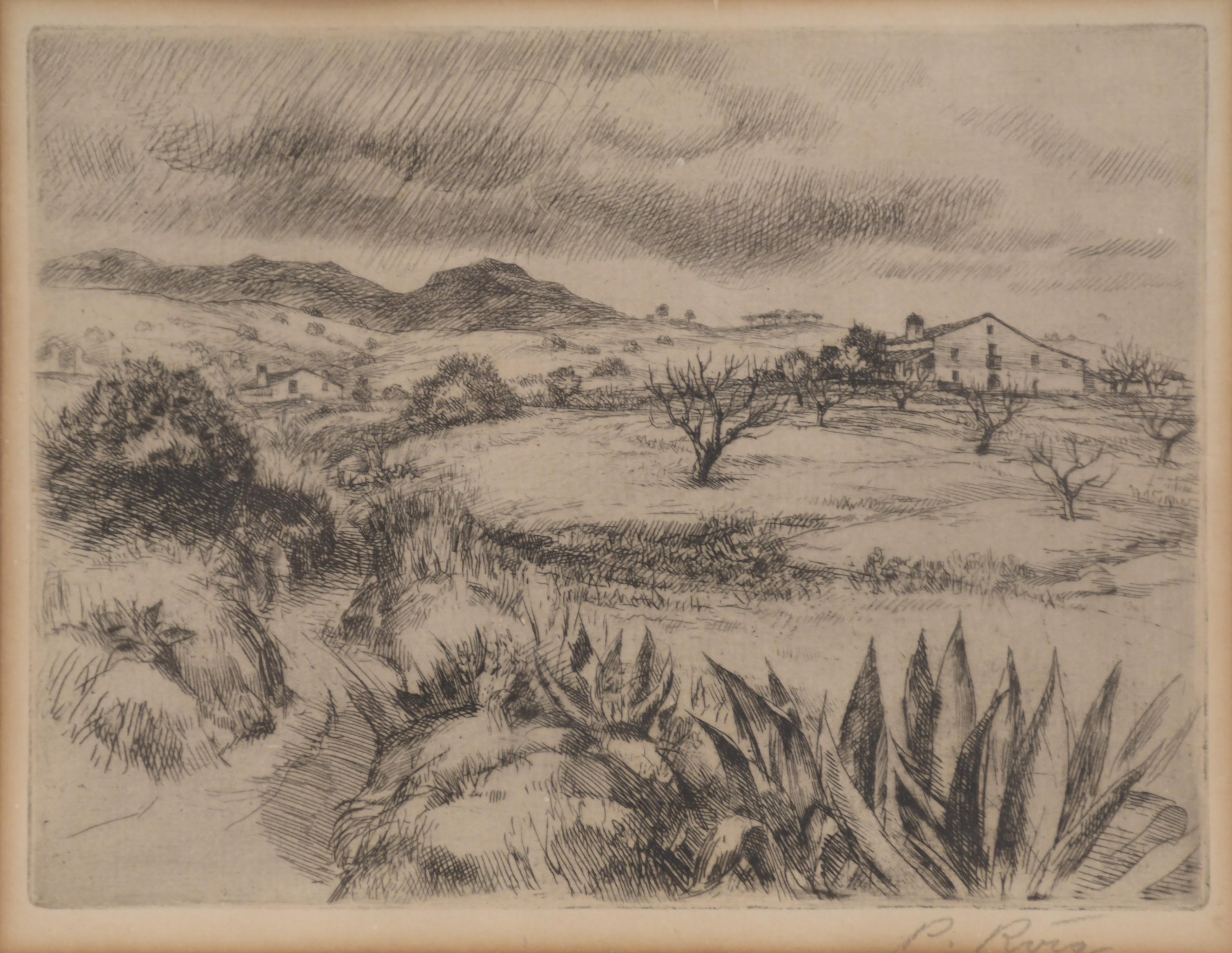 PAU ROIG CISA (1879-1955). "LA TORMENTA", circa 1925.