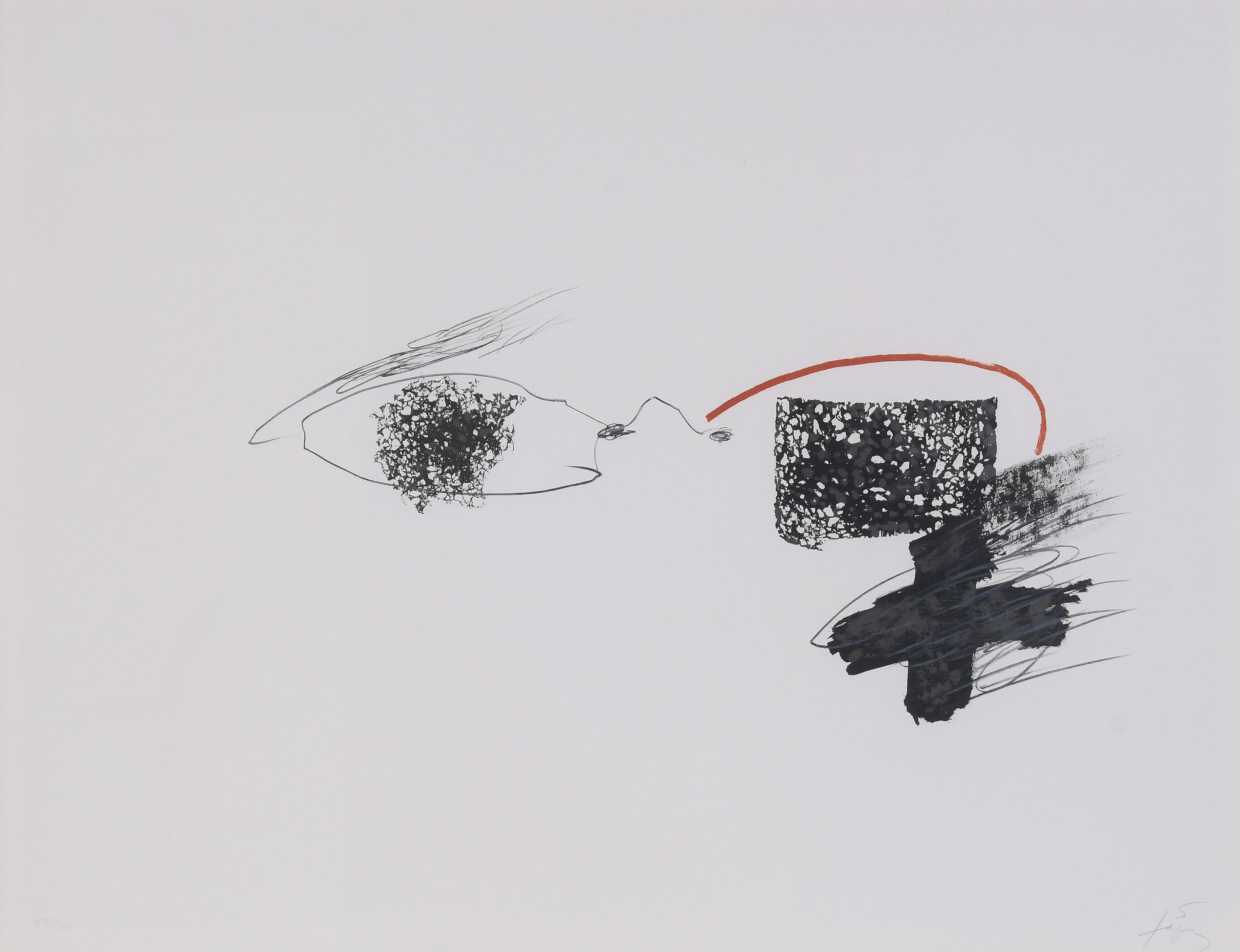 ANTONI TÀPIES (1923-2012). "ARC ROUGE", 1973.