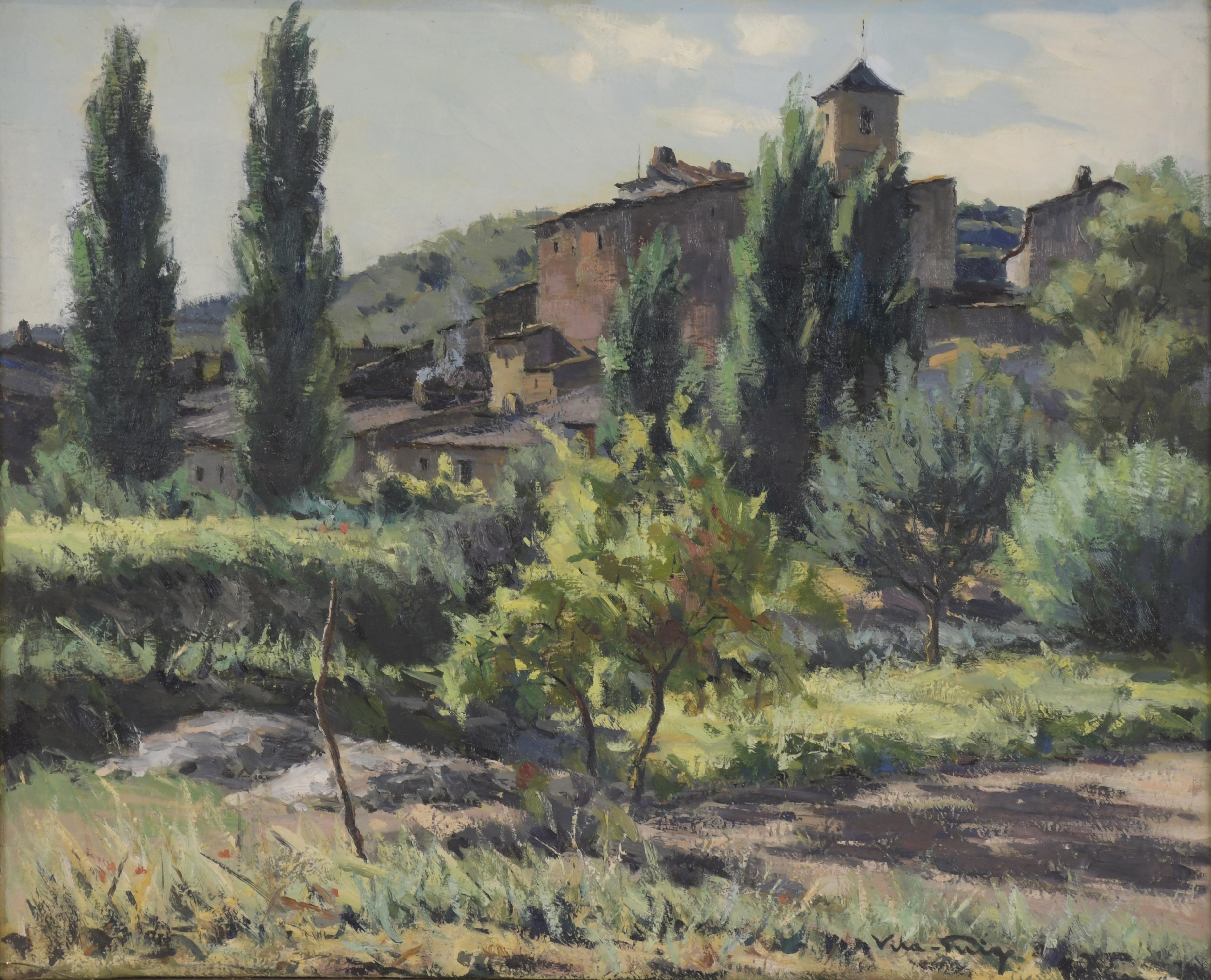 JOAN VILA PUIG (1892-1963). "LANDSCAPE".