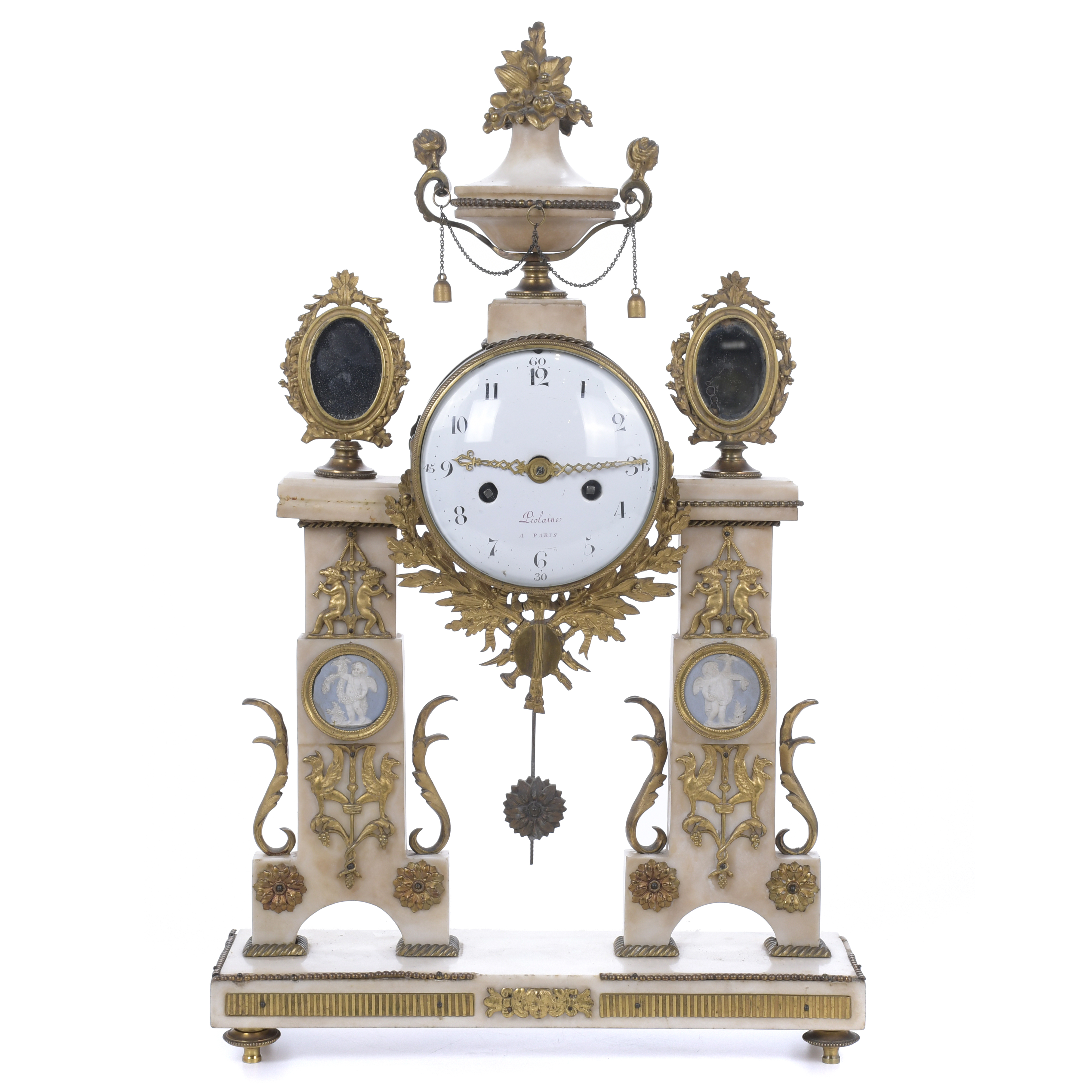 LOUIS XVI TABLE CLOCK, LAST QUARTER OF THE 18TH CENTURY. 