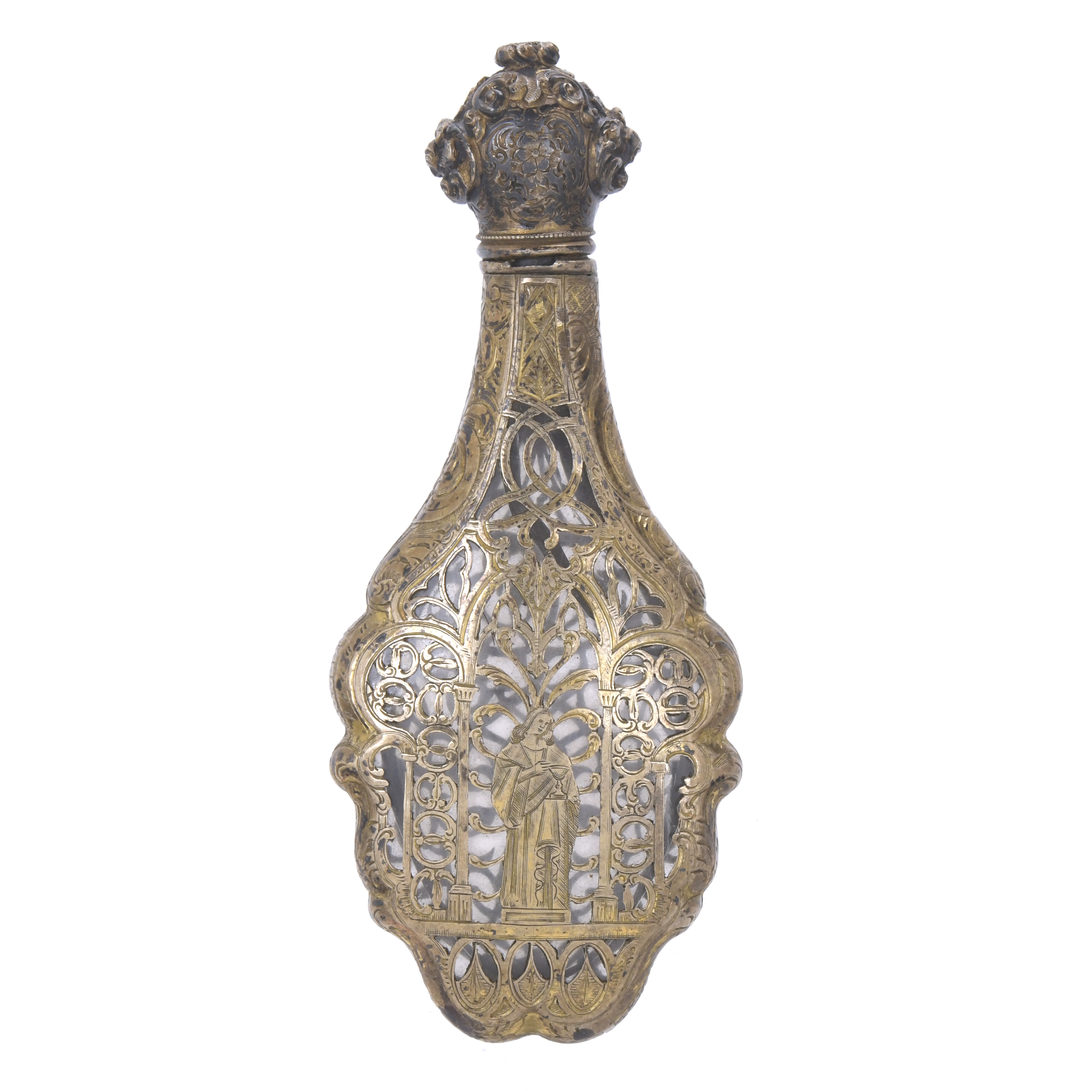 PERFUME BOTTLE, SECOND HALF 18TH CENTURY.