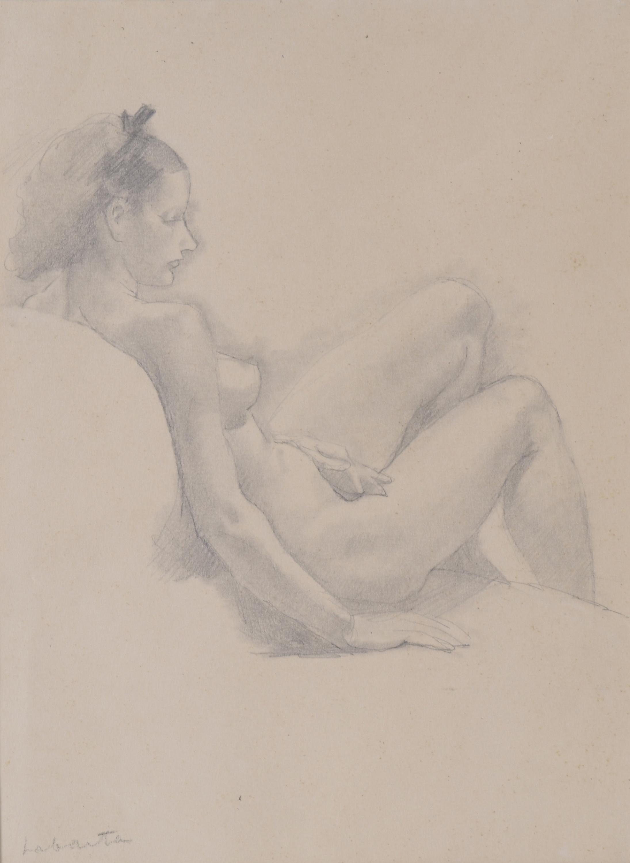 FRANCESC LABARTA I PLANAS (1883-1963). ‘SEATED FEMALE NUDE’.