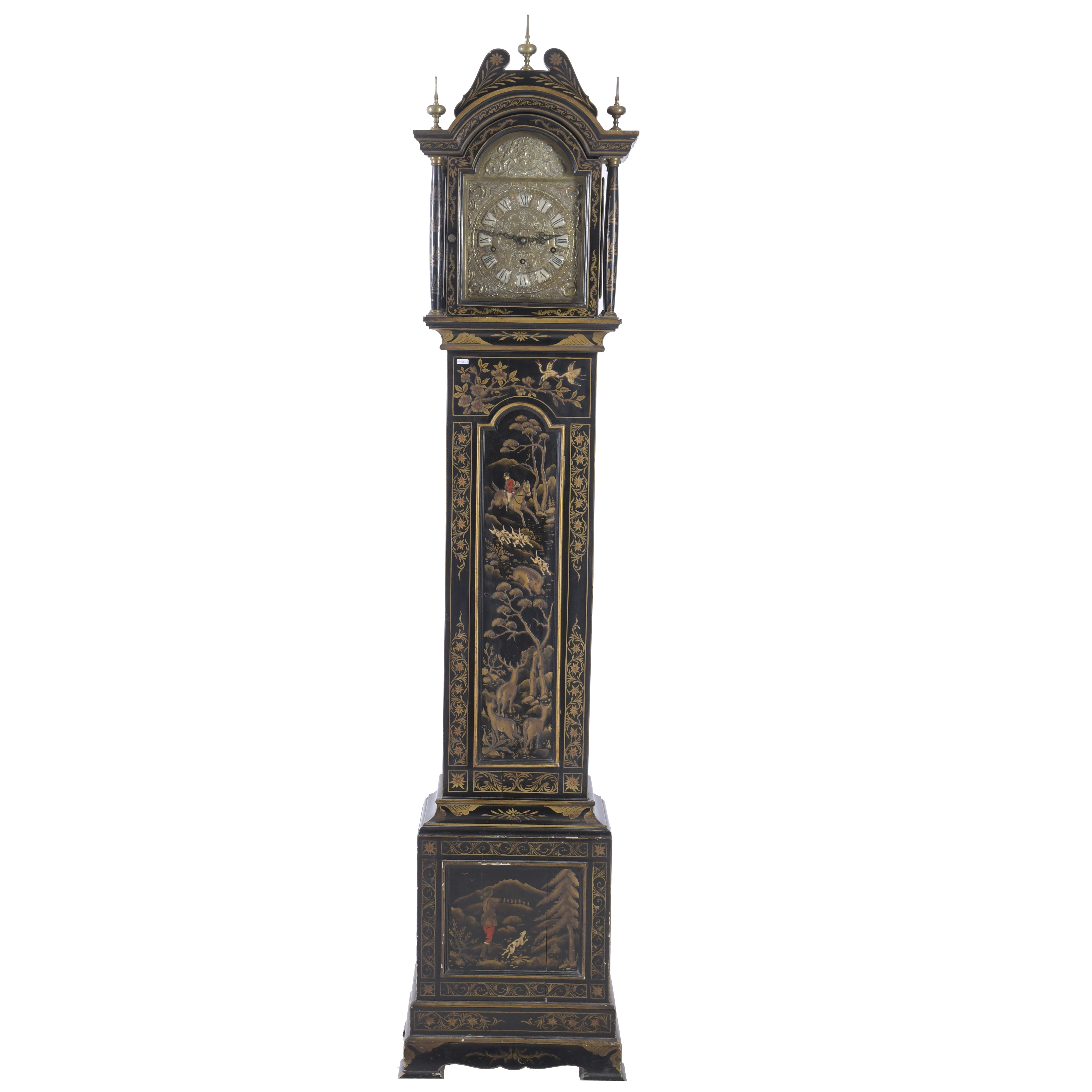 VALENTI-LIKE GRANDFATHER CLOCK, MID 20TH CENTURY.