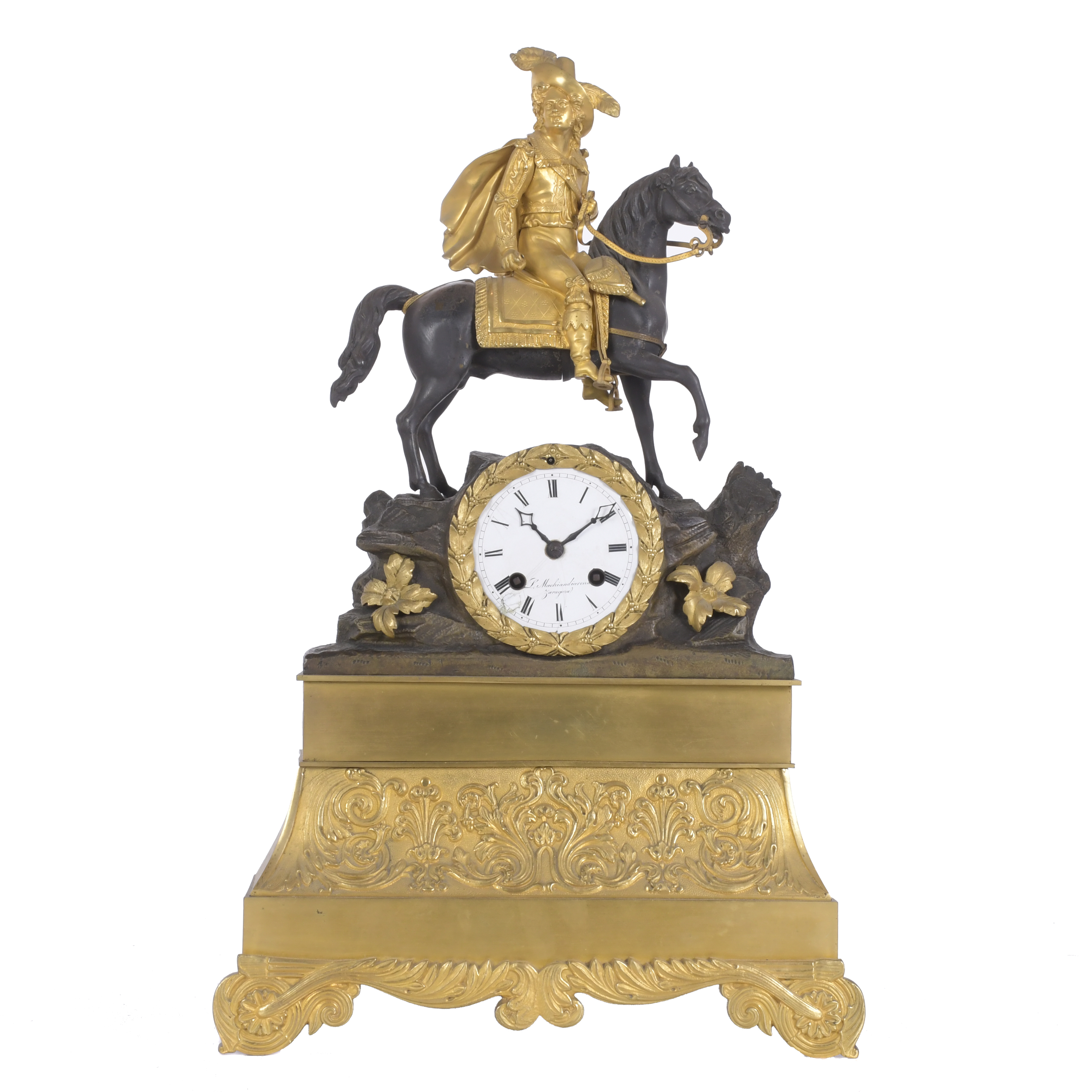 LOUIS PHILIPPE TABLE CLOCK, CIRCA 1830 - 1848.