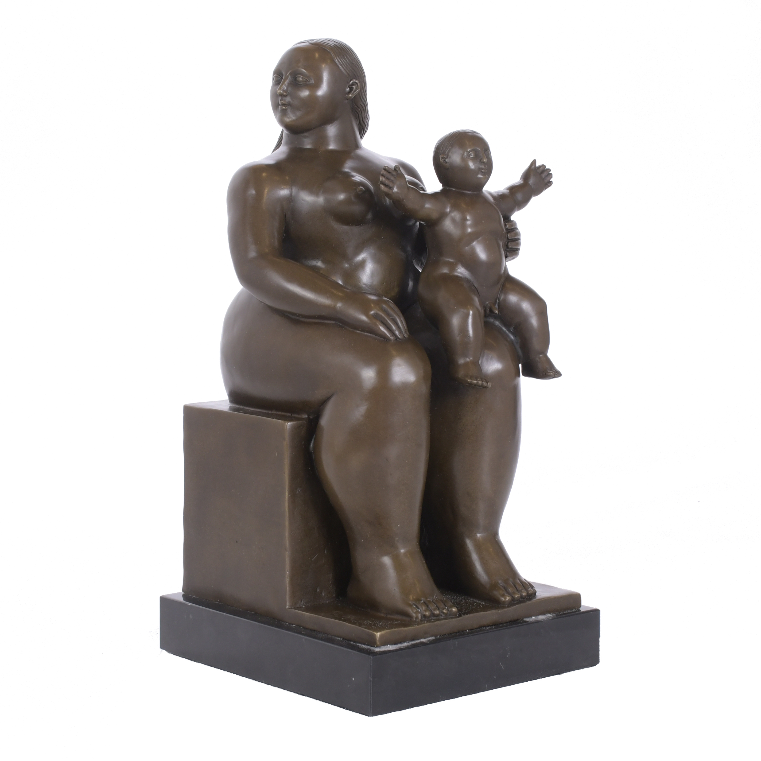 AFTER MODELS BY FERNANDO BOTERO (1932 - 2023). "MATERNITY"