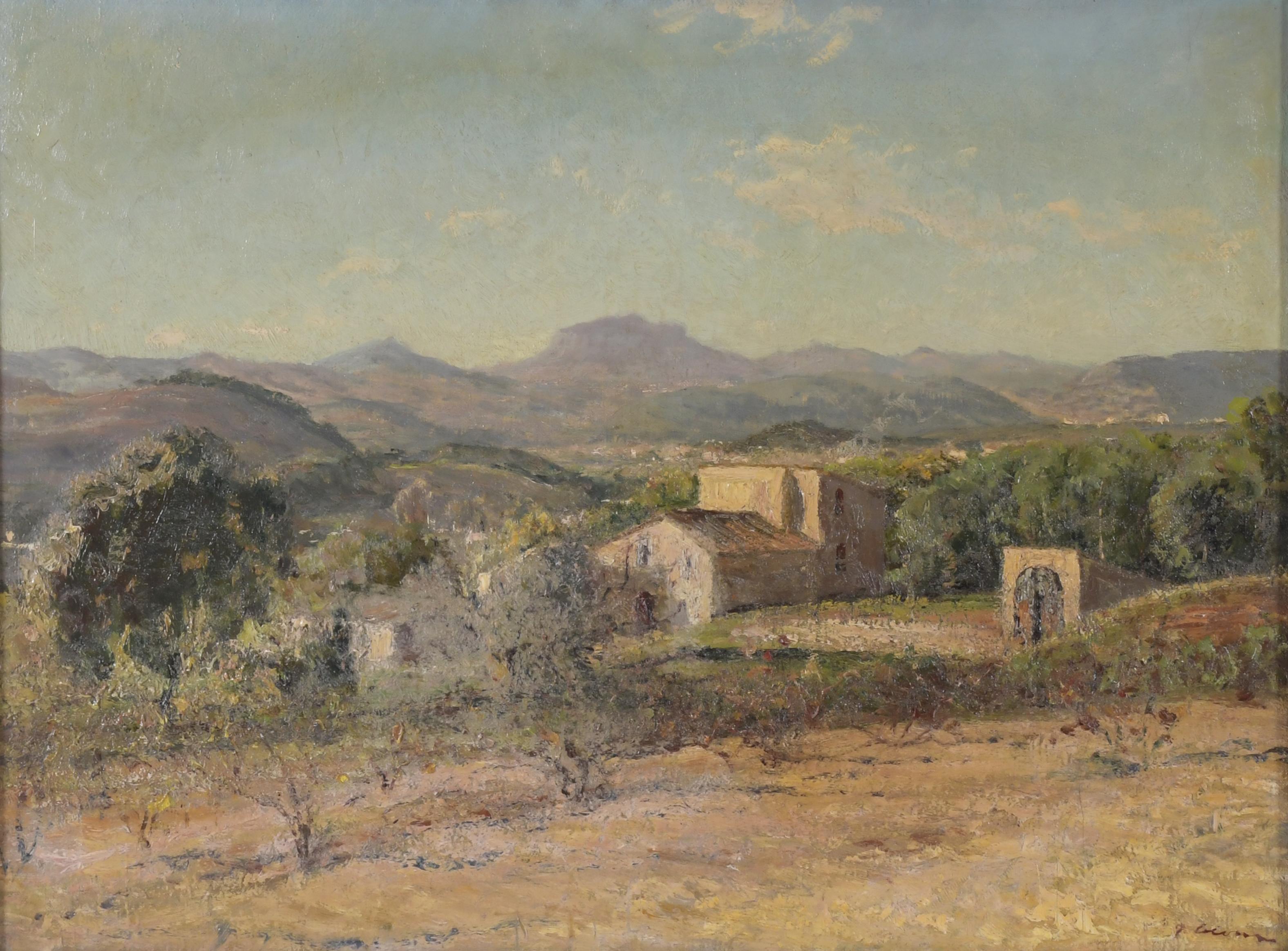 JOAN COLOM I AUGUSTI (1879-1969). "PAISAJE".