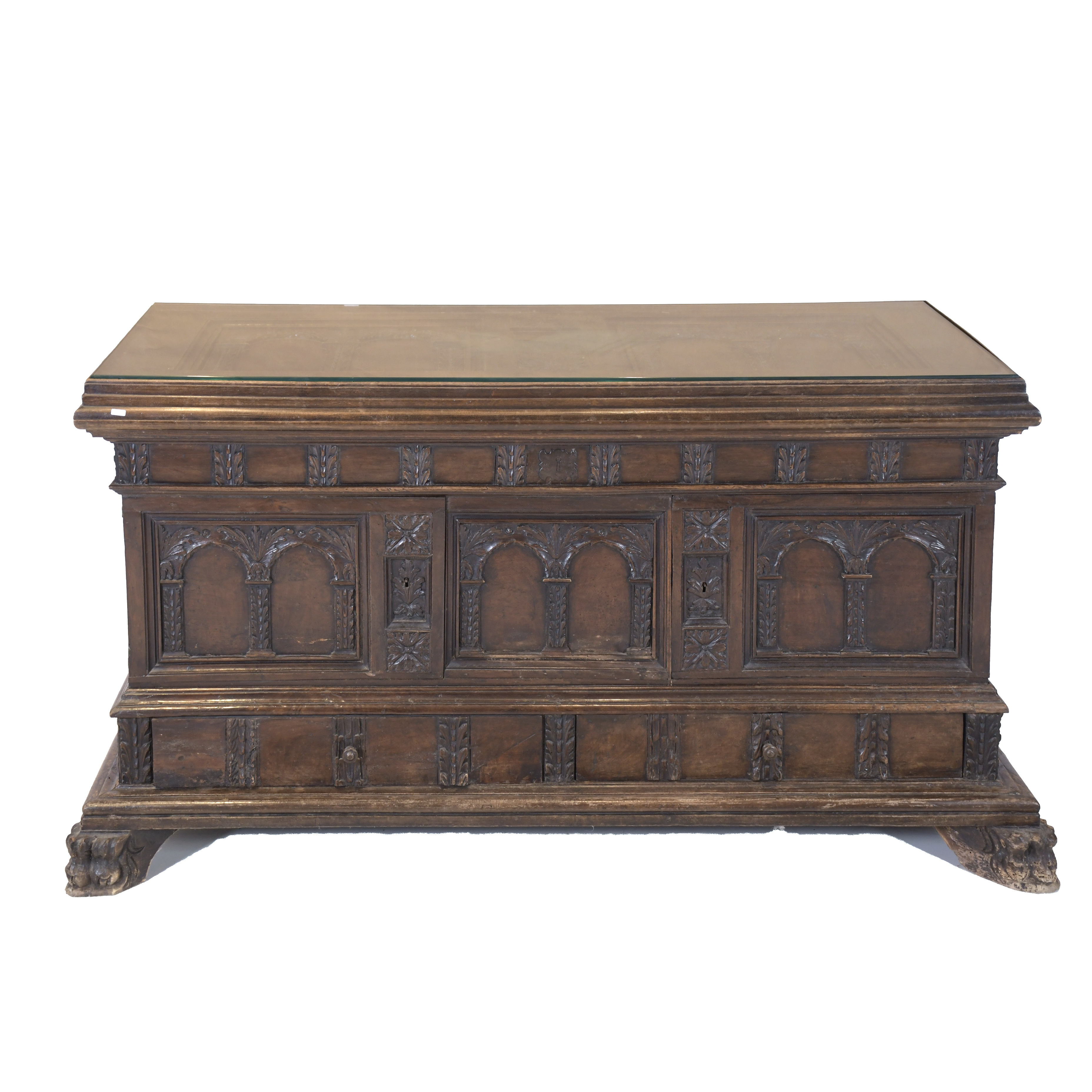 CATALAN HOPE CHEST, 19TH CENTURY.