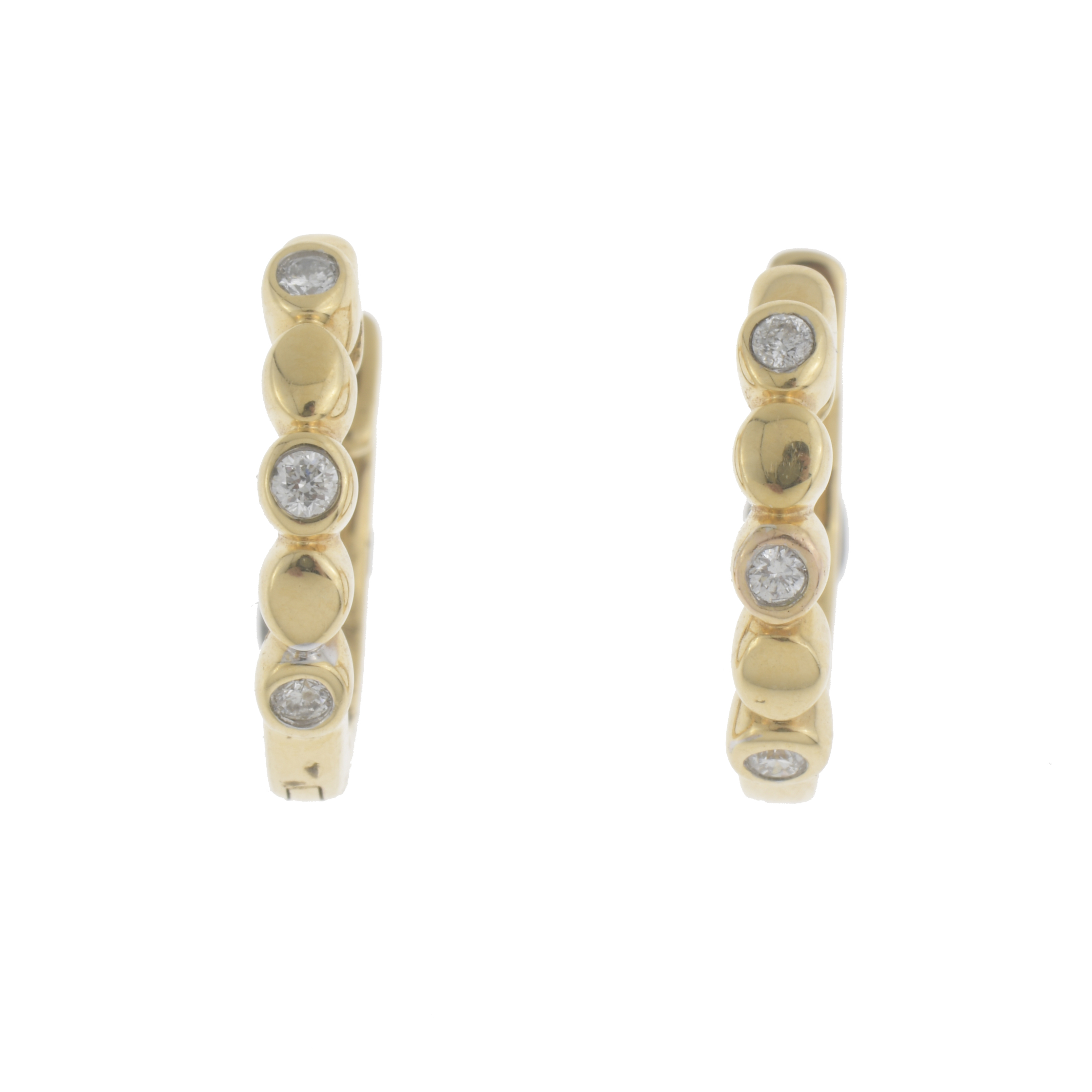 PENDIENTES ARETES CON DIAMANTES