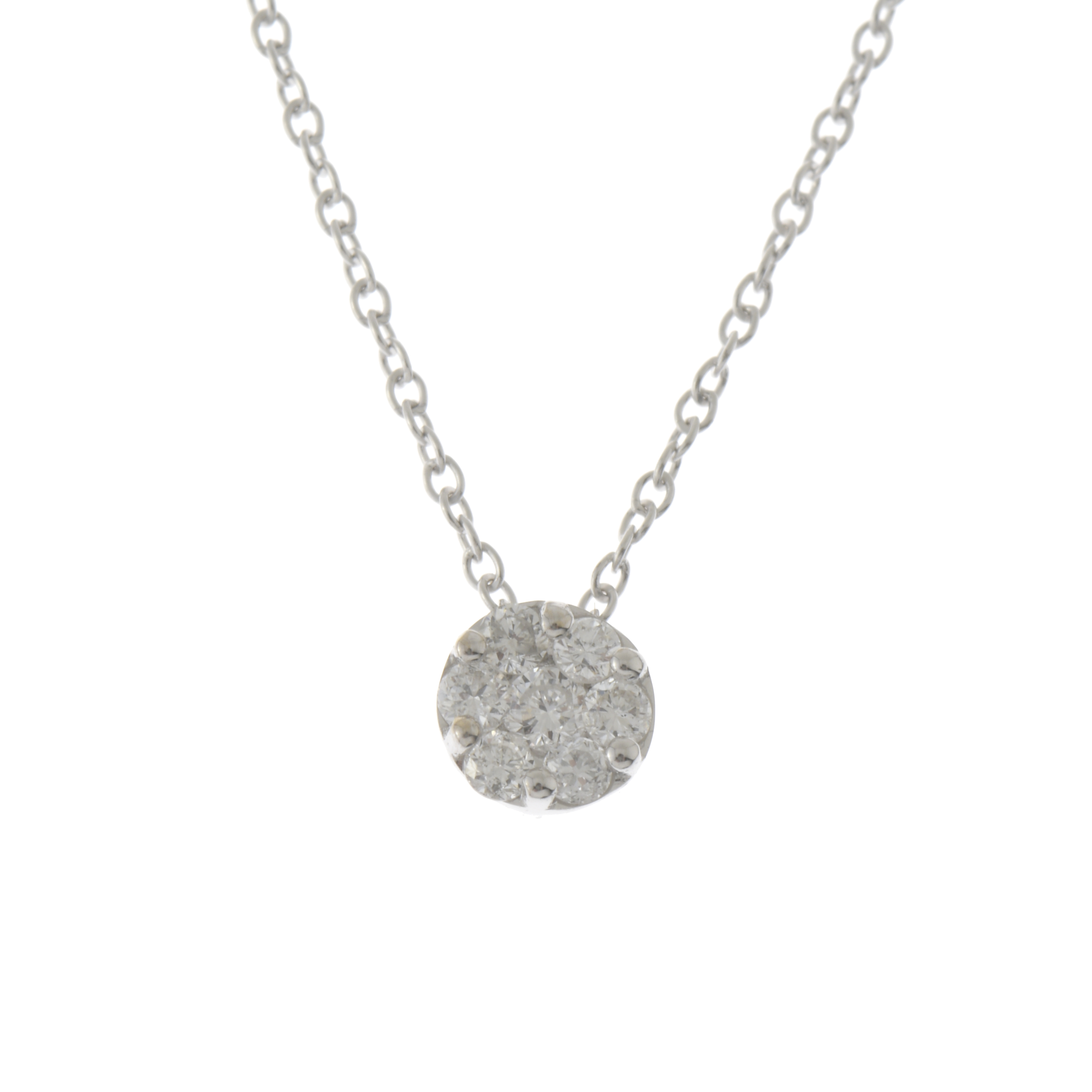 DIAMONDS PENDANT WITH LINKS CHAIN