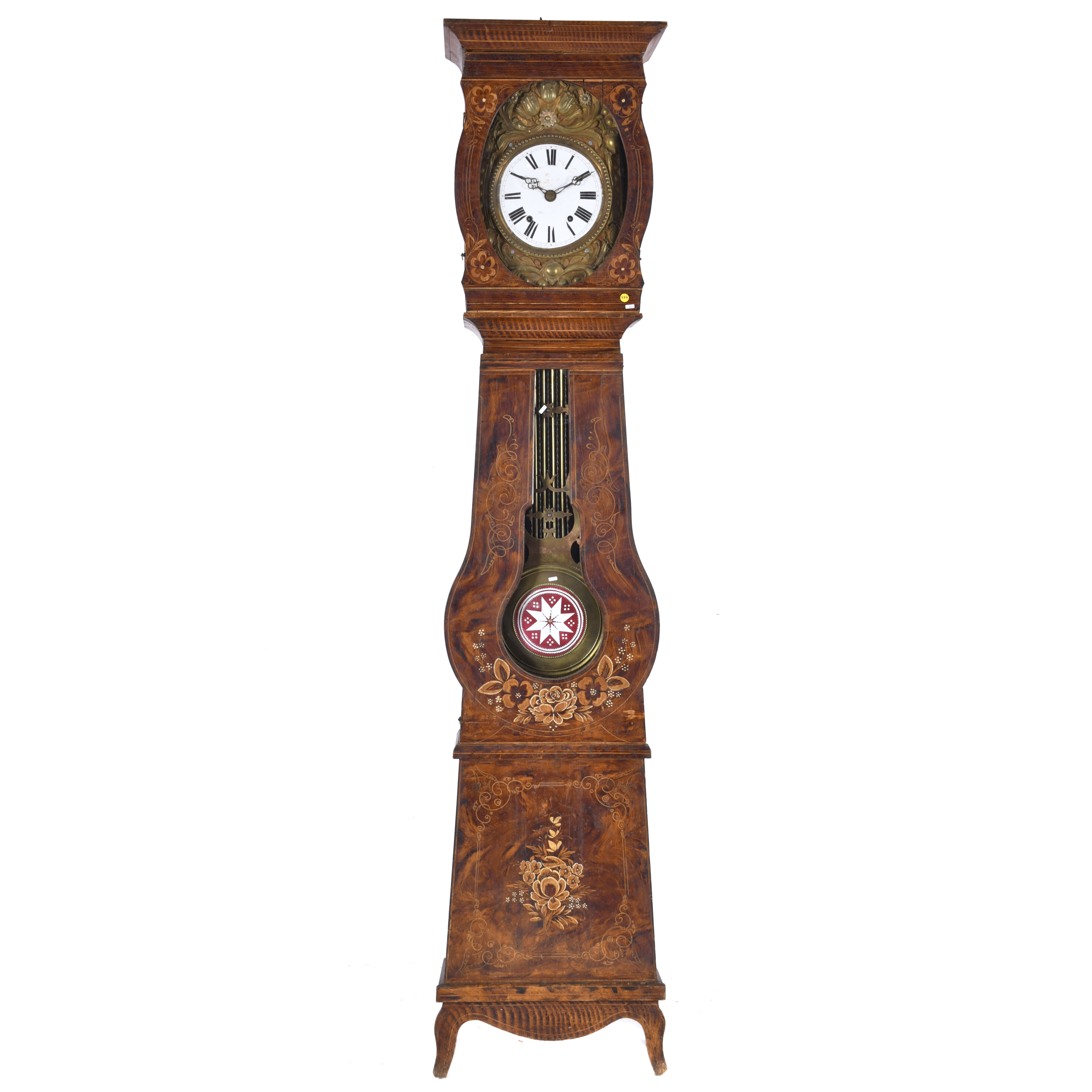 Grandfather clock, 19th century.