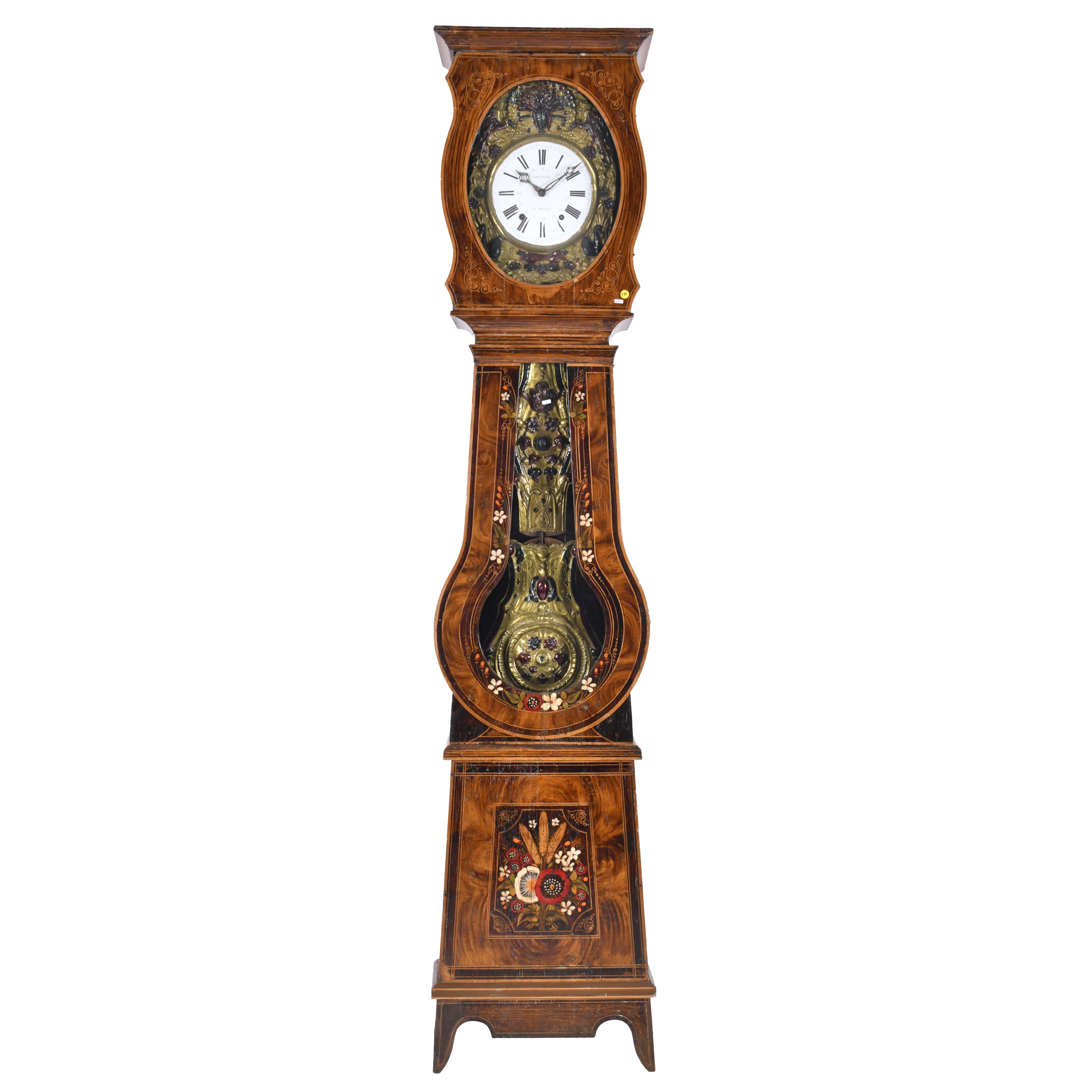 Grandfather clock, 19th century.