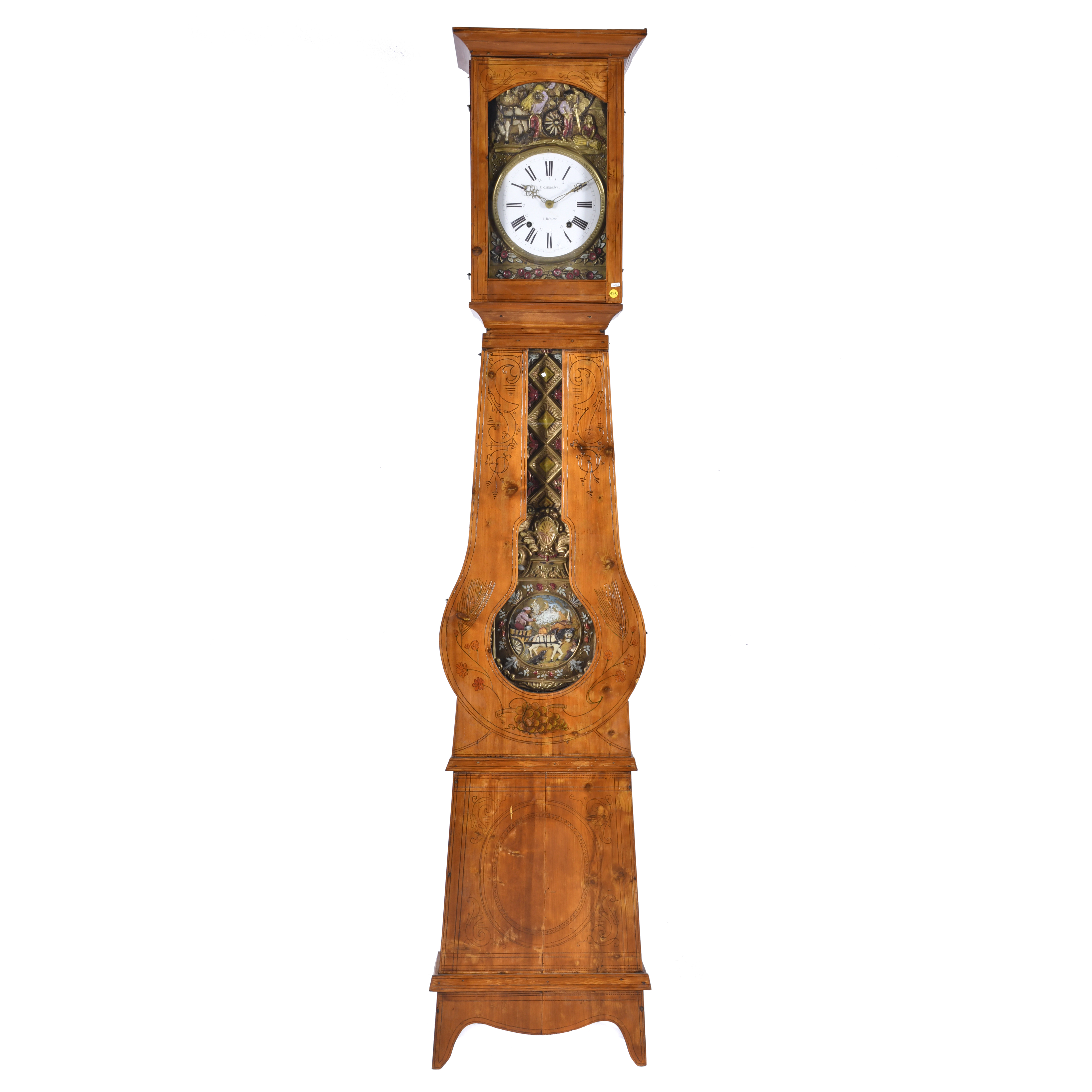 Grandfather clock, 19th century.