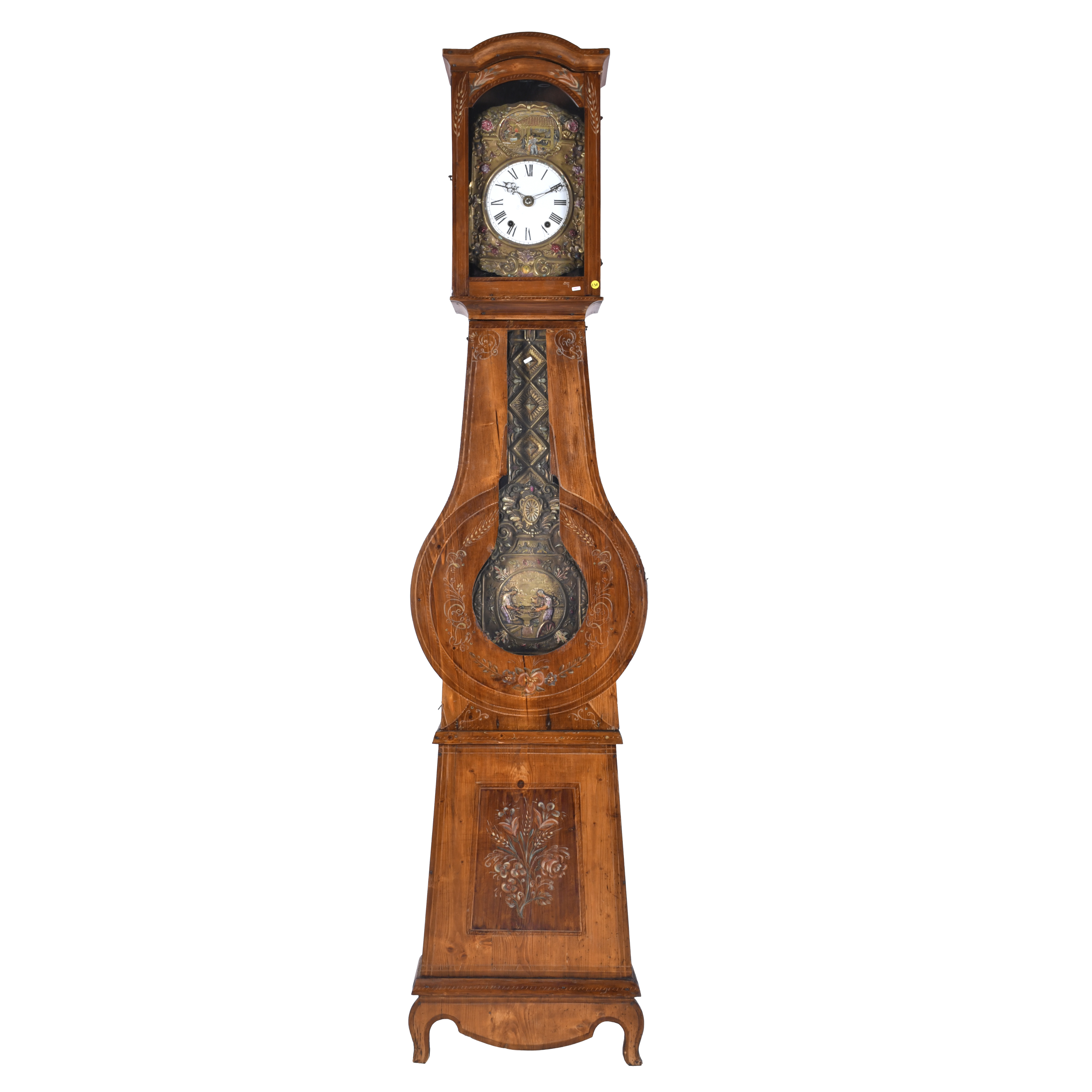 Grandfather clock, 19th century.