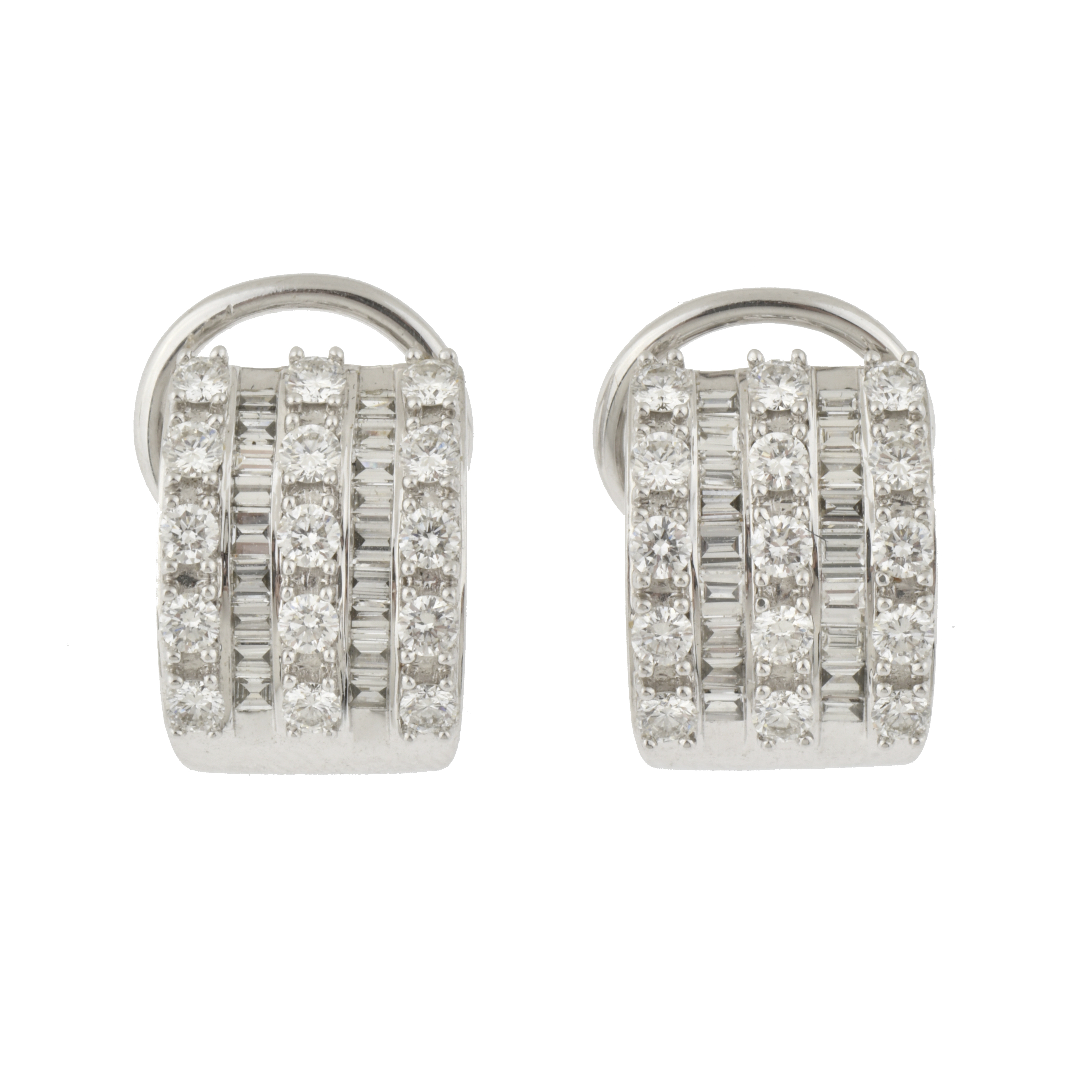 Pendientes con diamantes