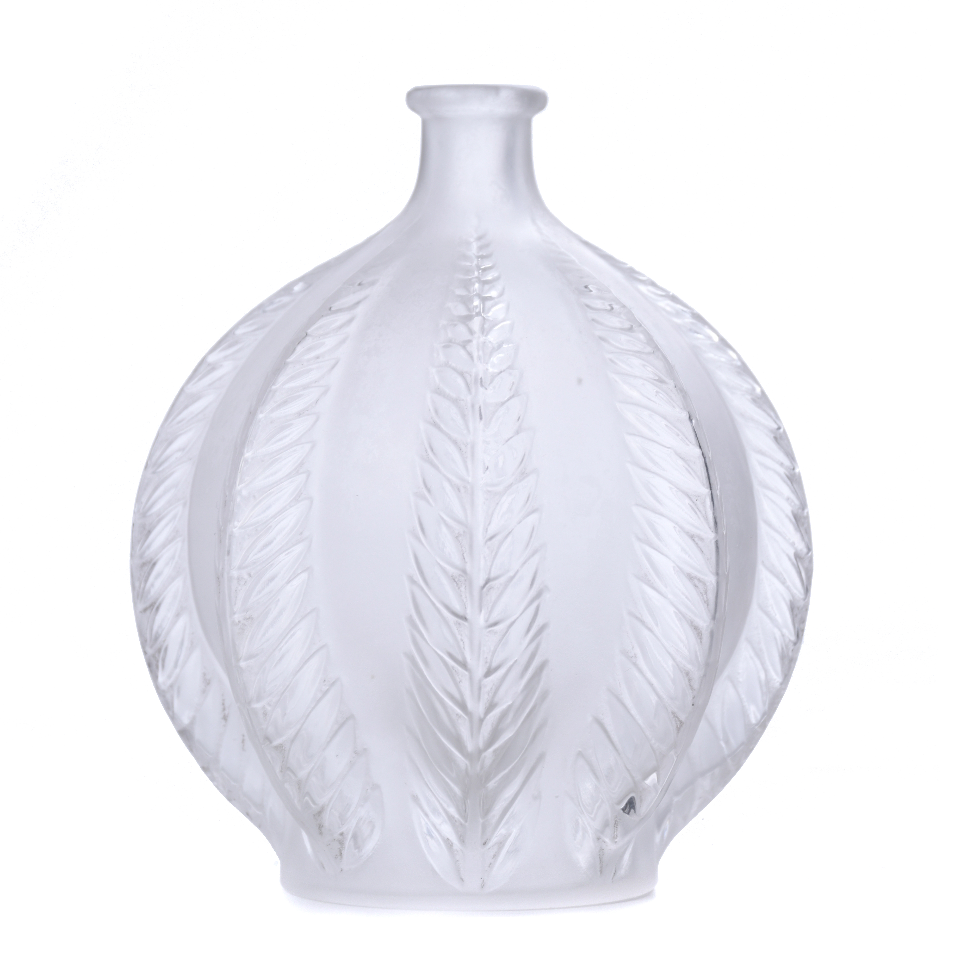 RENÉ LALIQUE (1860-1945)  Jarrón modelo "Malines", circa 19