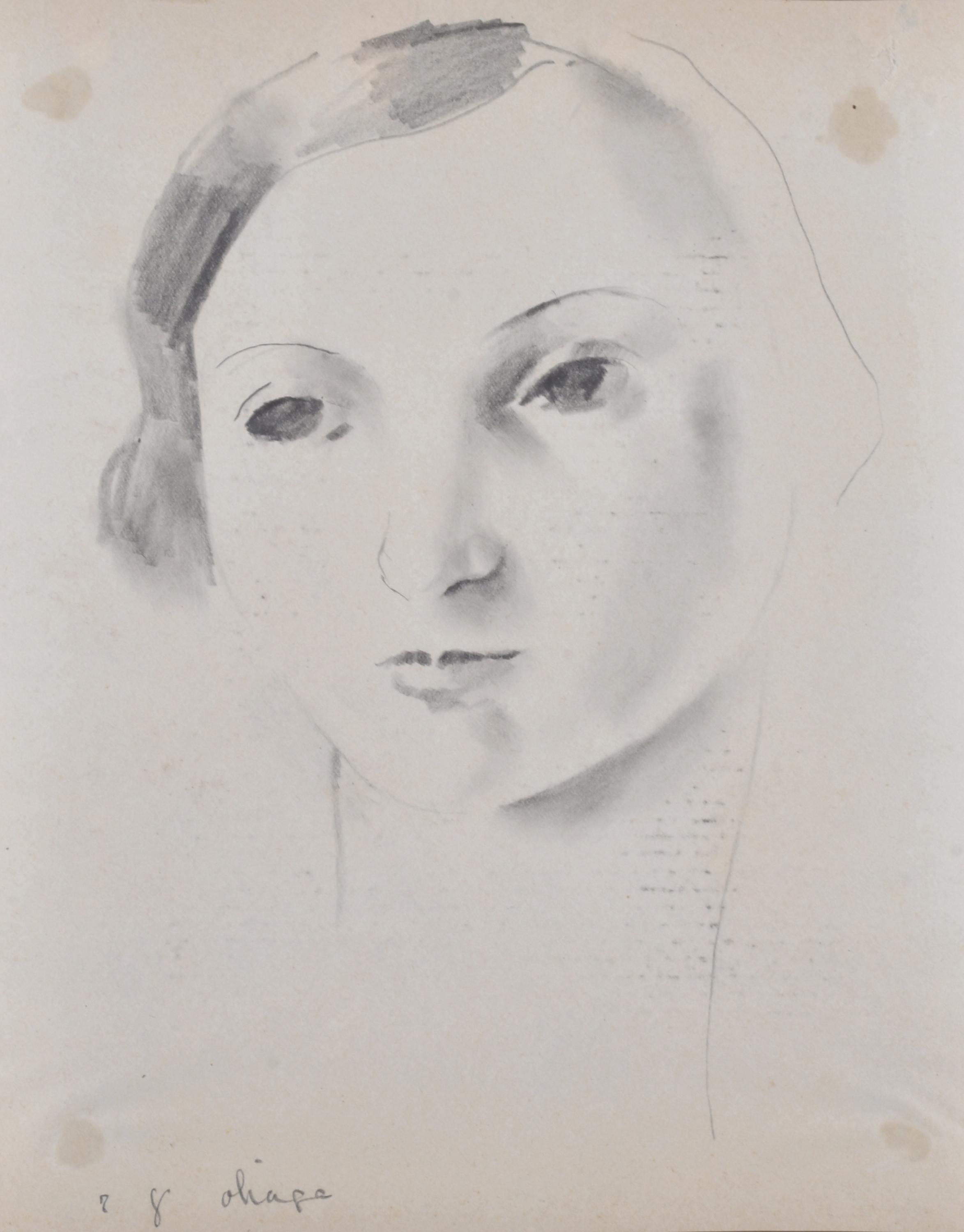 RAMÒN GUTIÉRREZ OLIAGA (1908-2003).  "Retrato femenino".