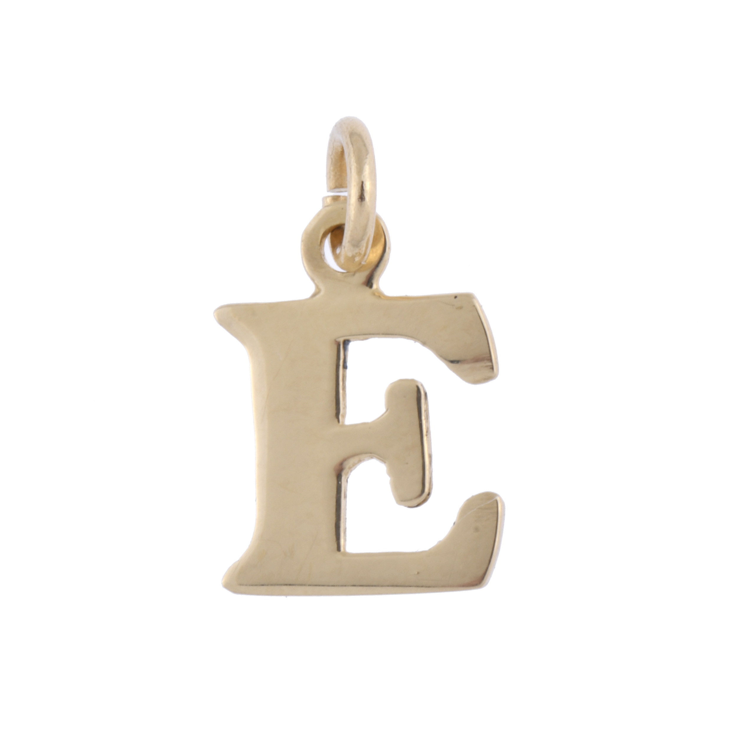 Colgante con letra "E".