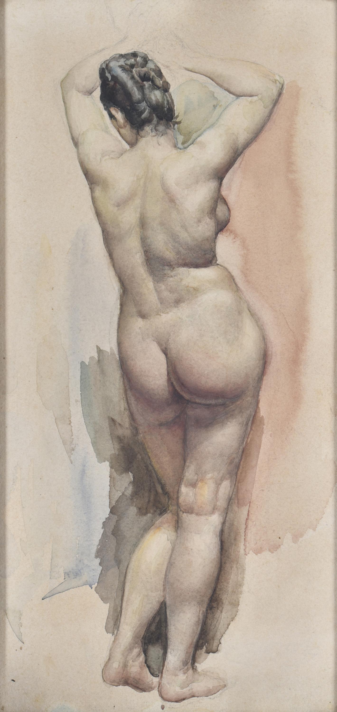 EARLY 20TH CENTURY CATALAN SCHOOL. ‘Female nude from behind