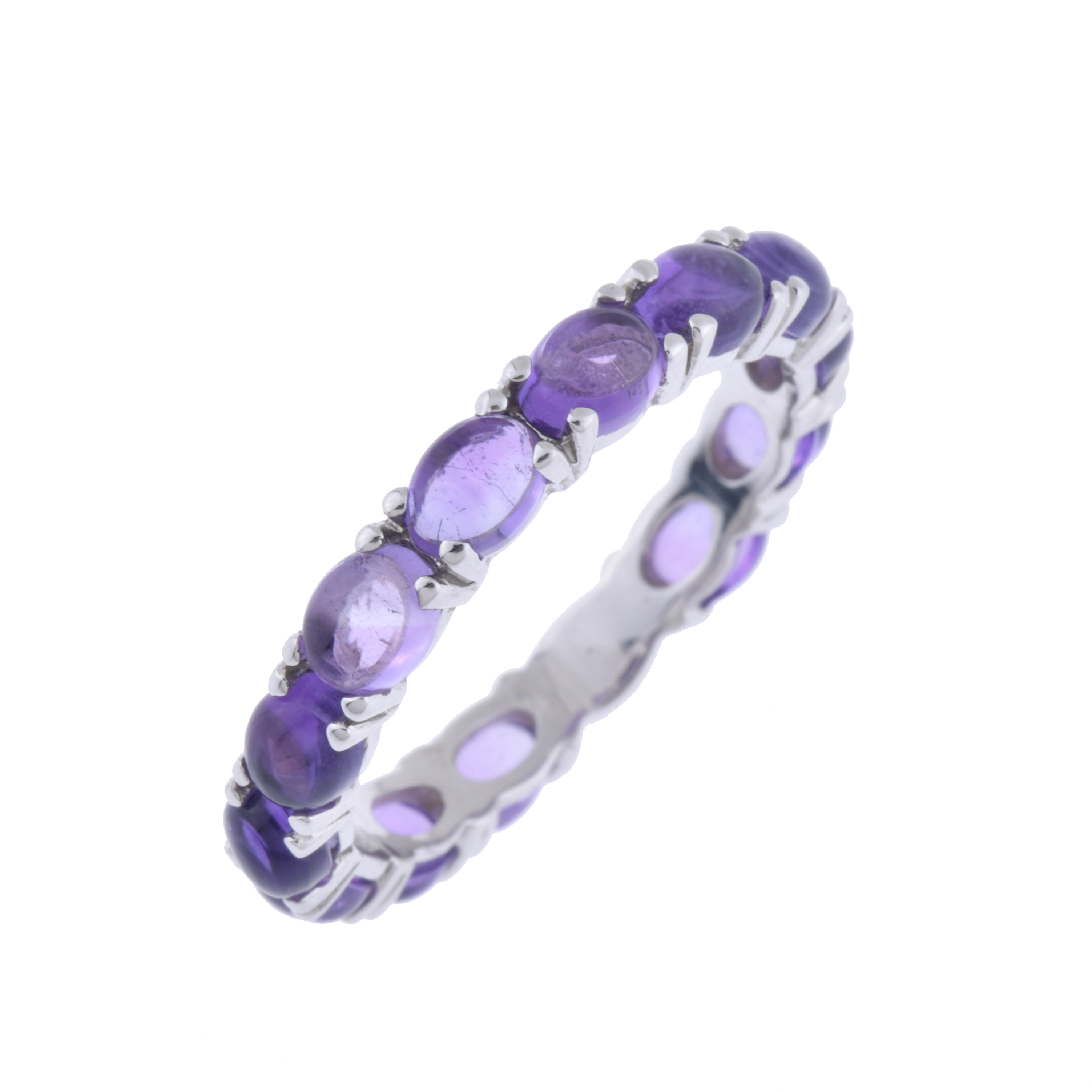 Amethysts wedding ring.