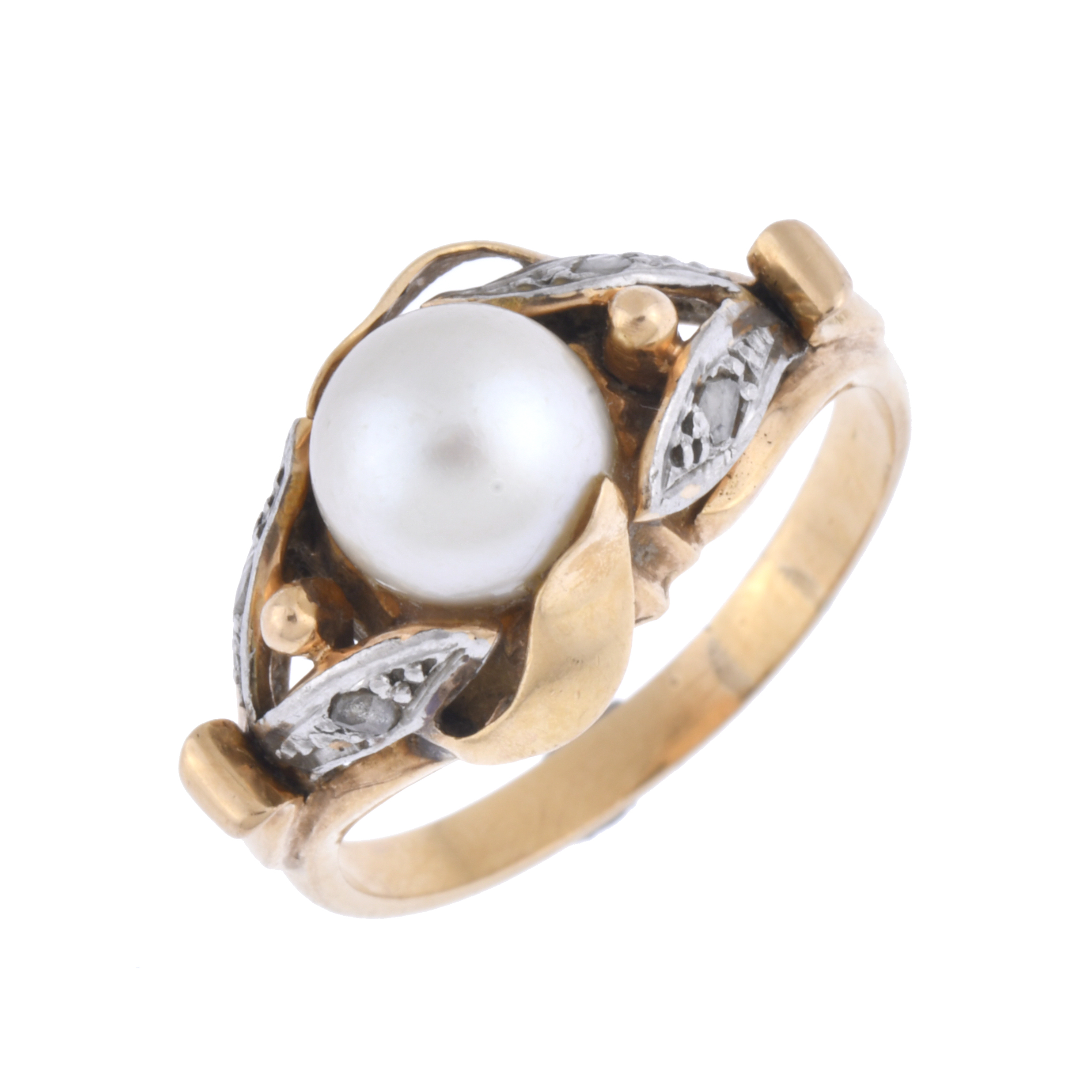 Ring with pearl, 1960&#39;s.