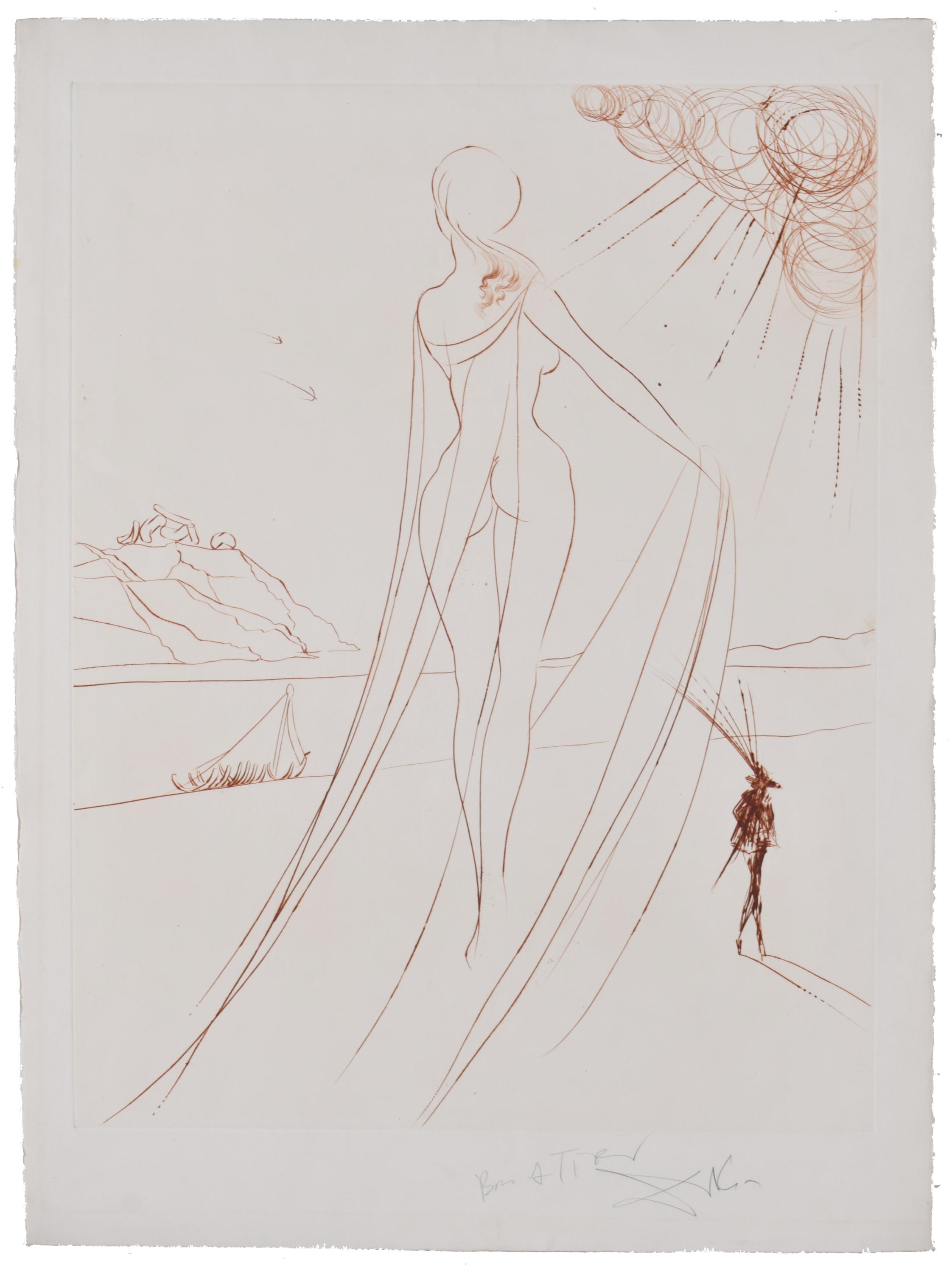 SALVADOR DALÍ I DOMÈNECH (1904-1989). "Gala Assunta", circa