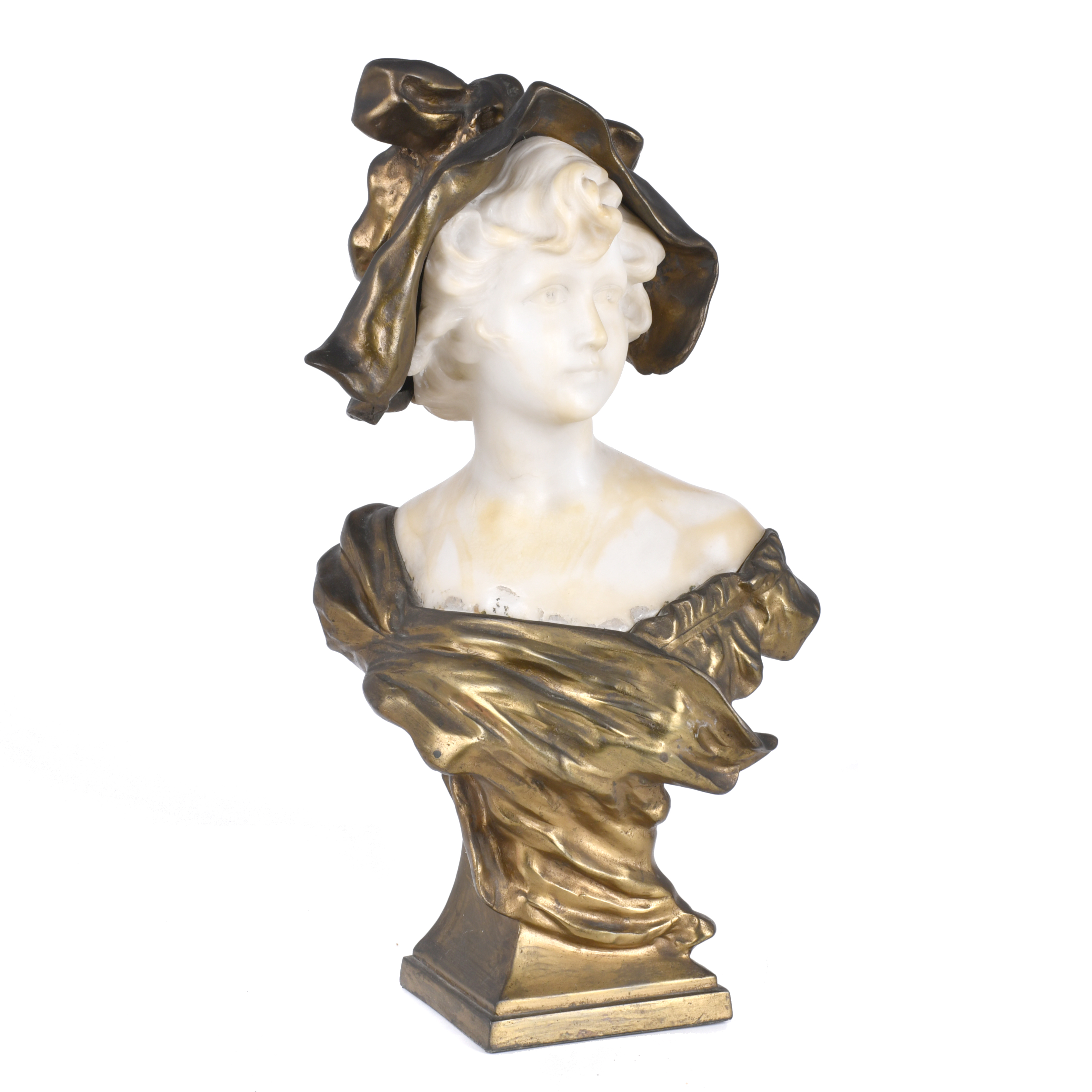 EARLY 20TH CENTURY FRENCH SCHOOL. &#39;Girl&#39; bust.