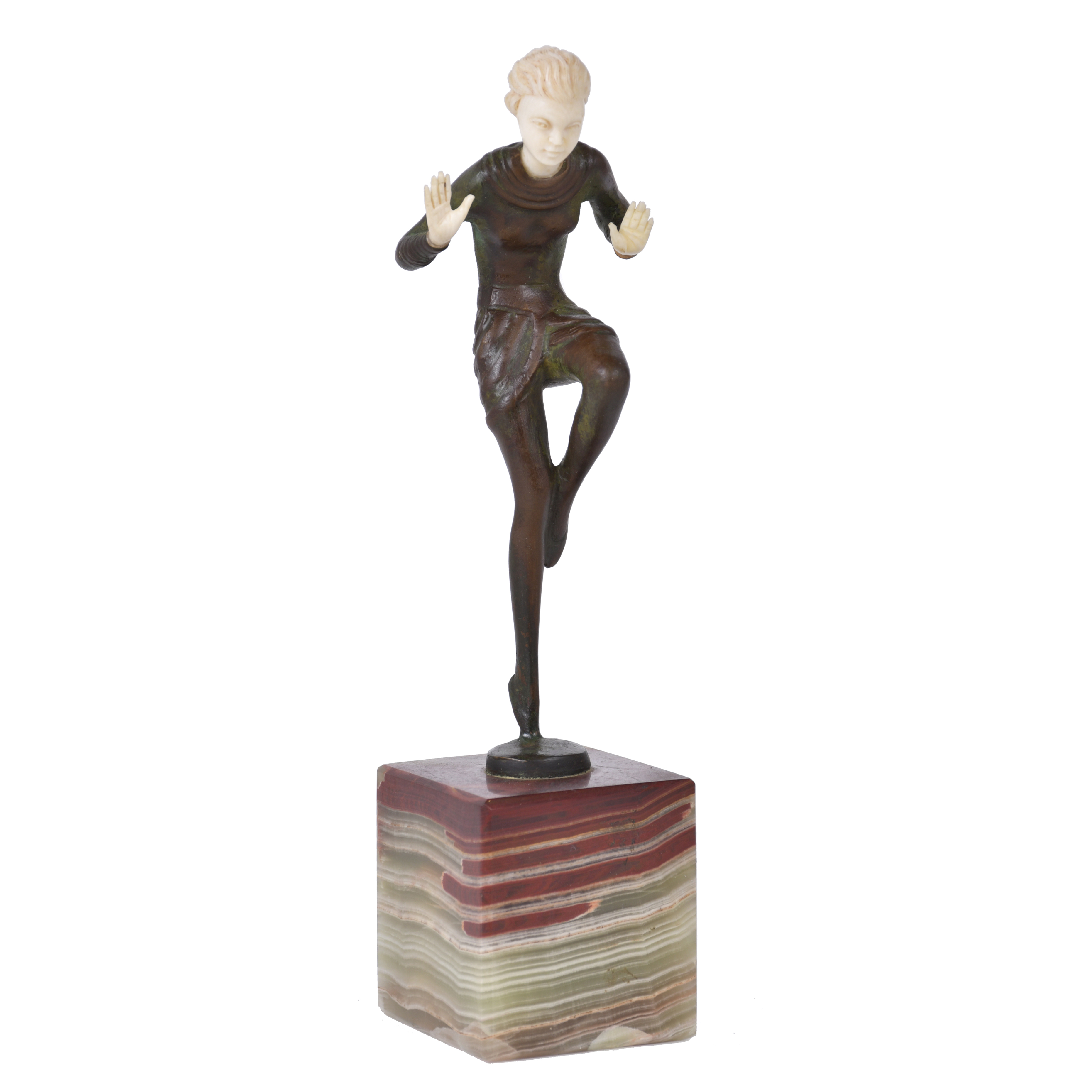 AFTER MODELS BY DEMÉTRE CHIPARUS (1886-1947).  &#39;Dancer&#39;, 20