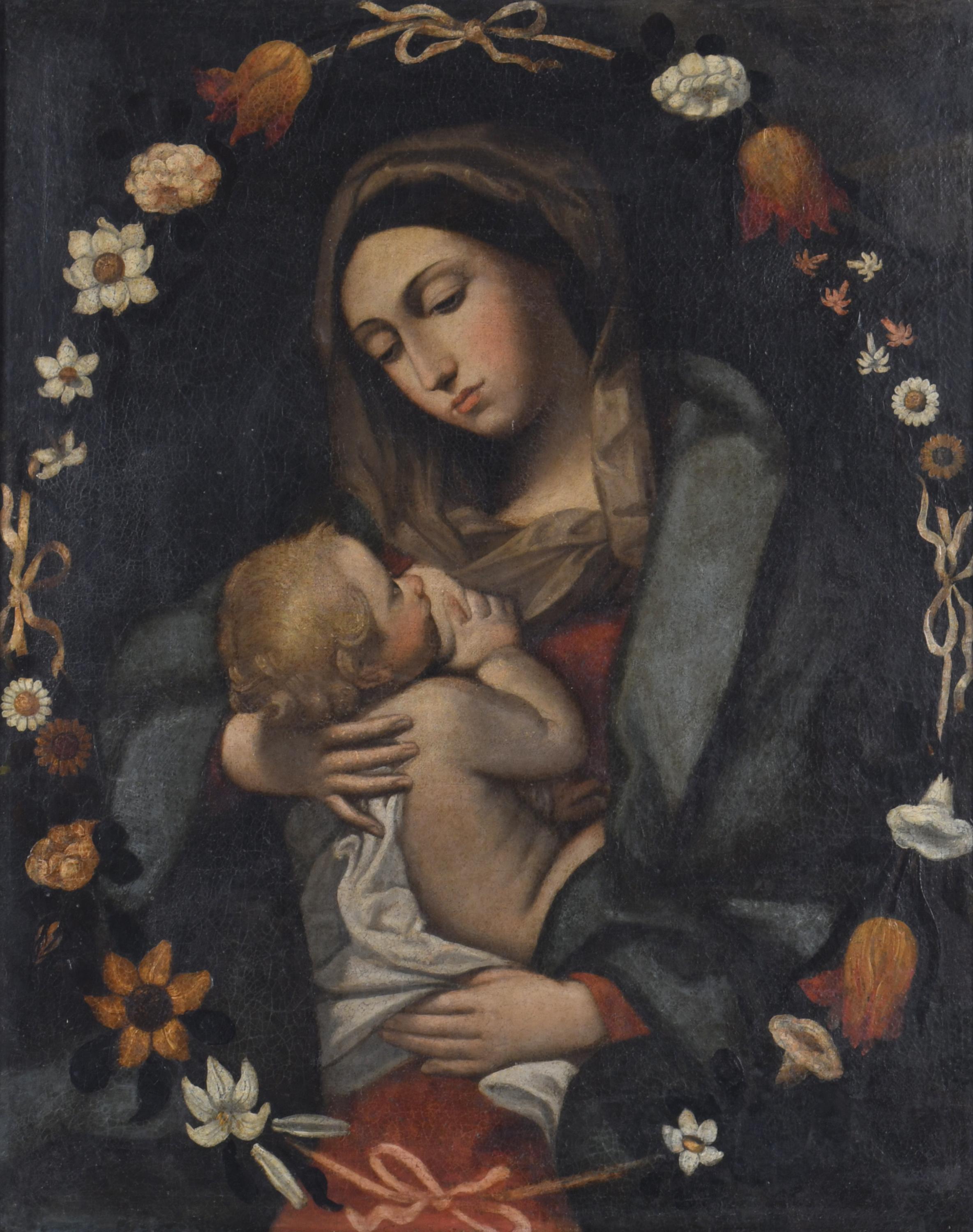 ANDRÉS SANCHEZ TABERNERO (1560-?). &#39;Nursing Madonna&#39;.