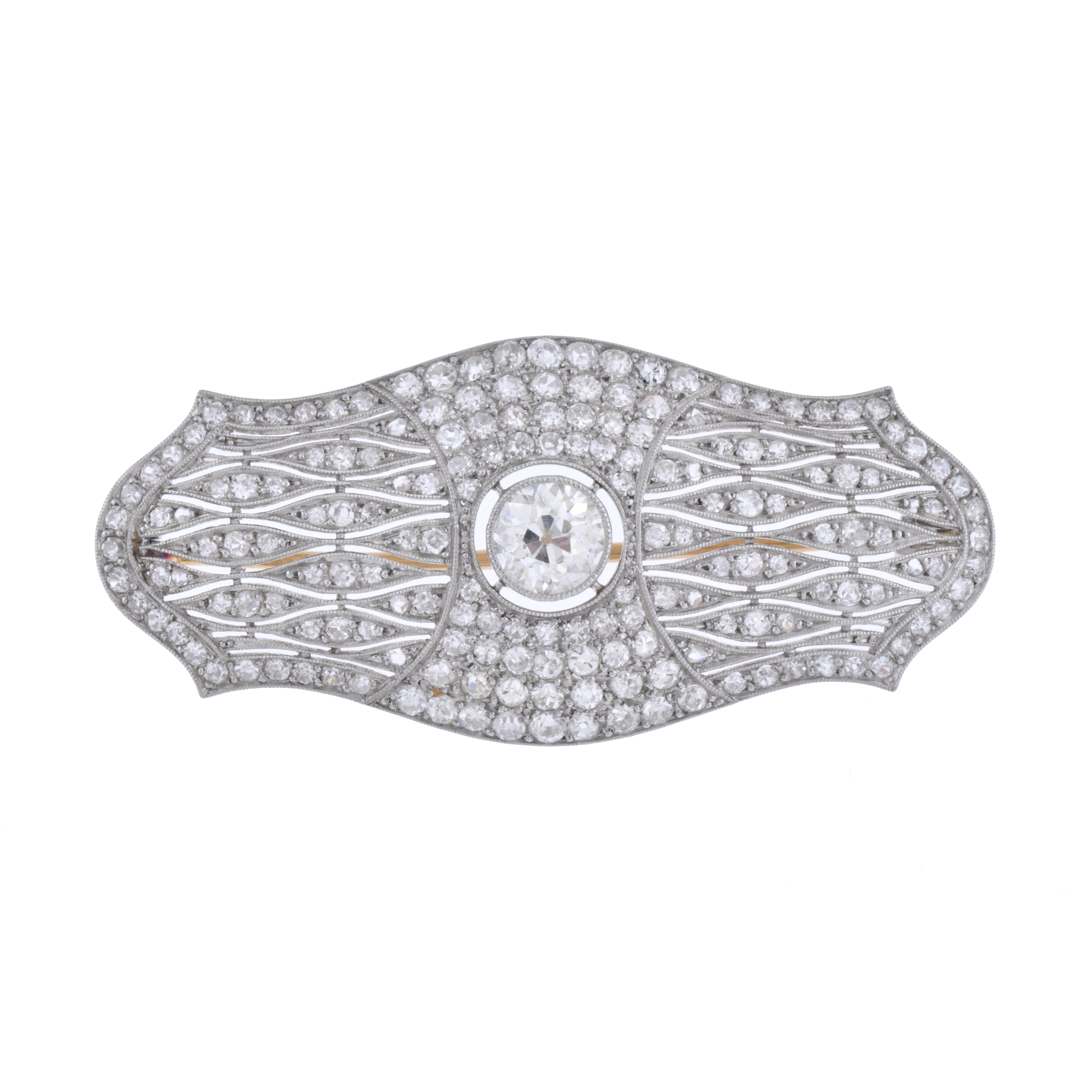 &#39;Noucentista&#39; diamonds brooch.