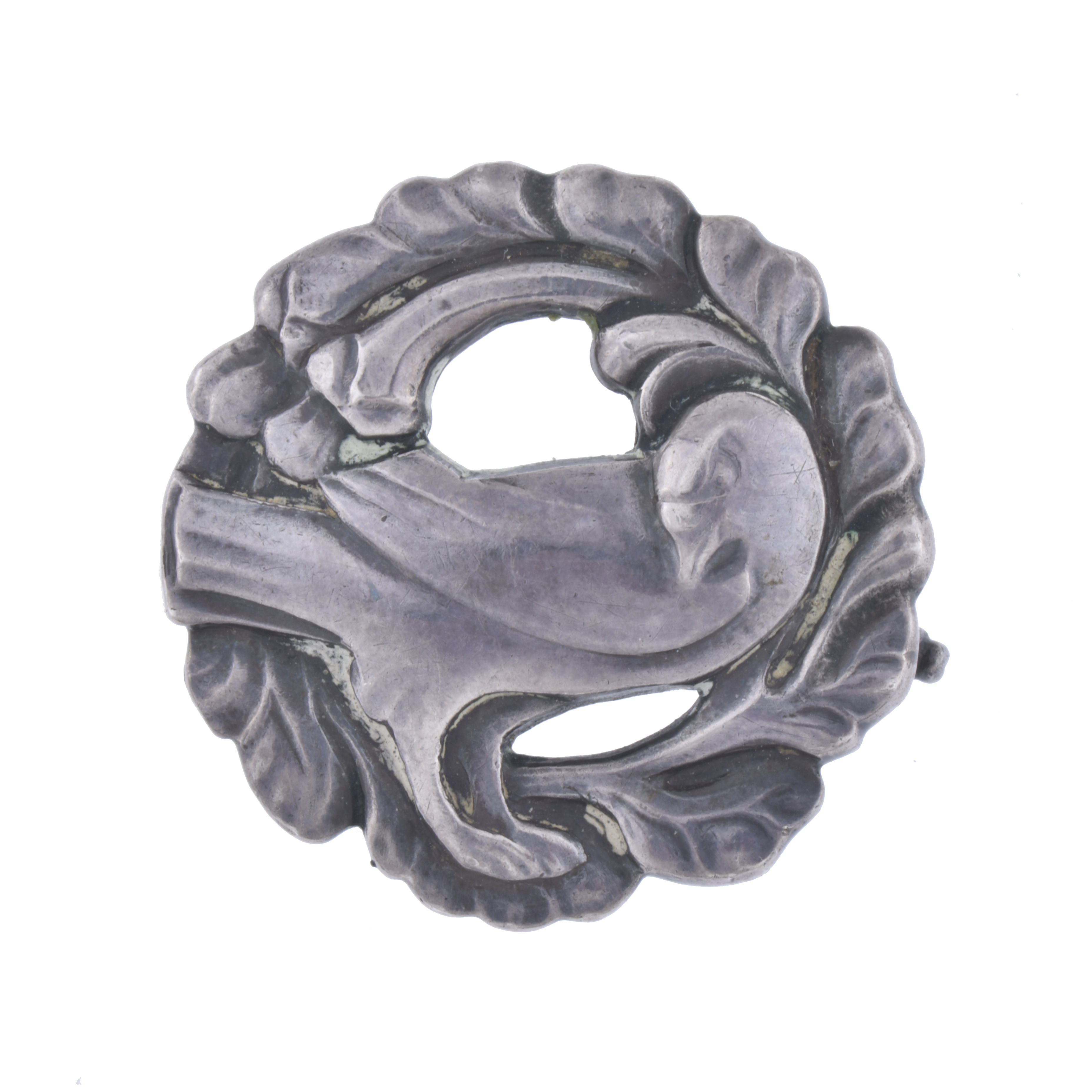 GEORG JENSEN. Broche "Pájaro".