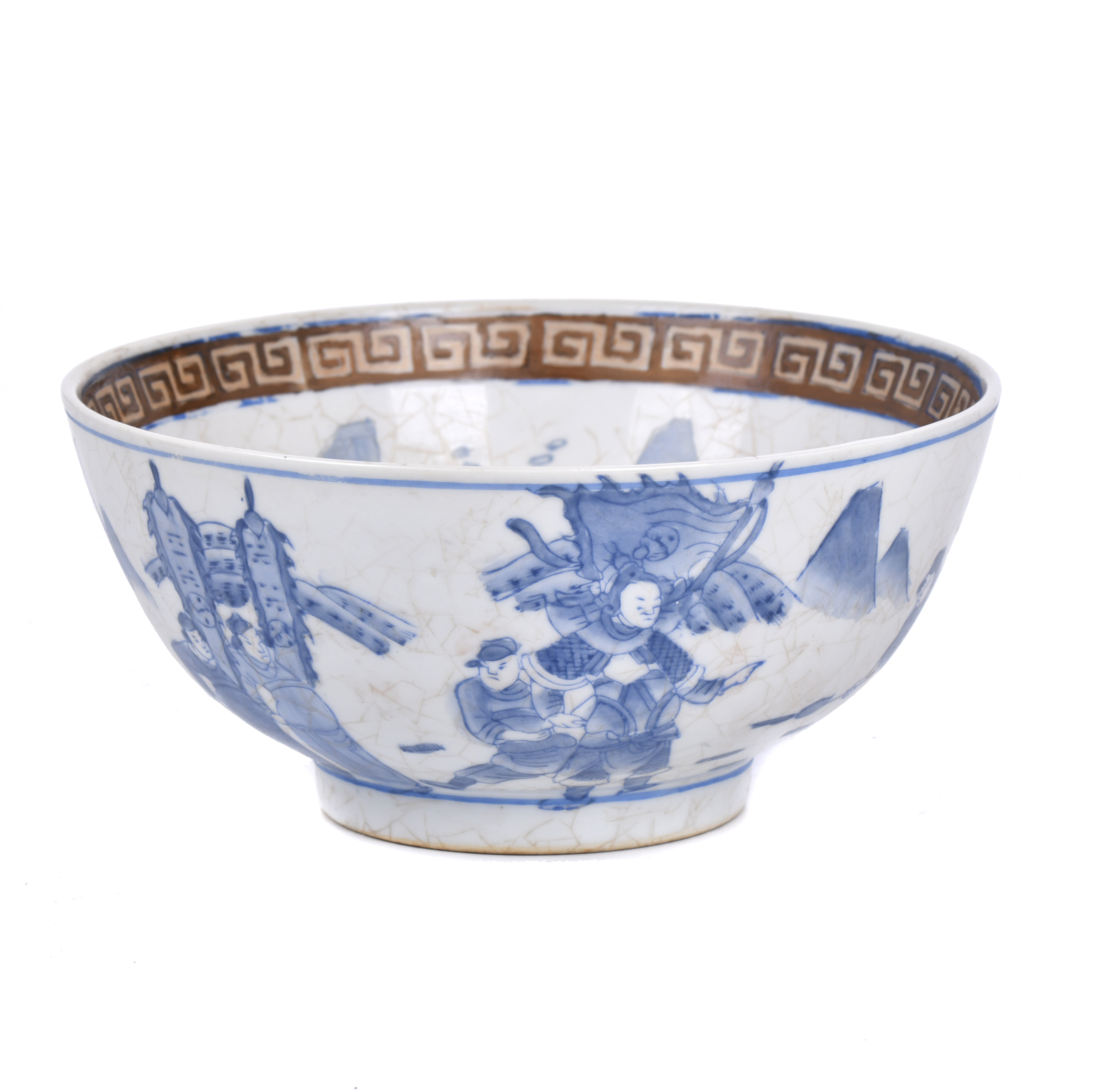 Bowl after Qianlong porcelain models, 20th century.