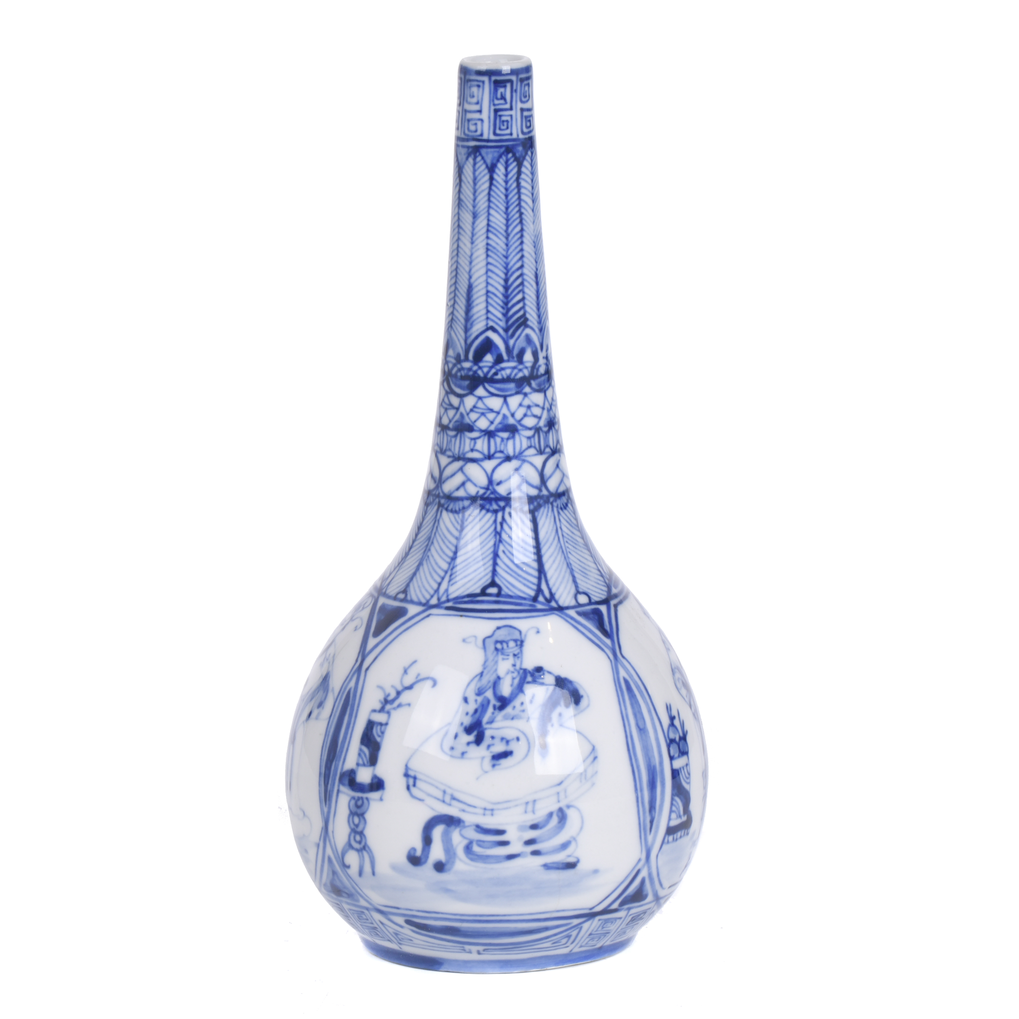 Chinese bottle vase, Republic period, 20th century.