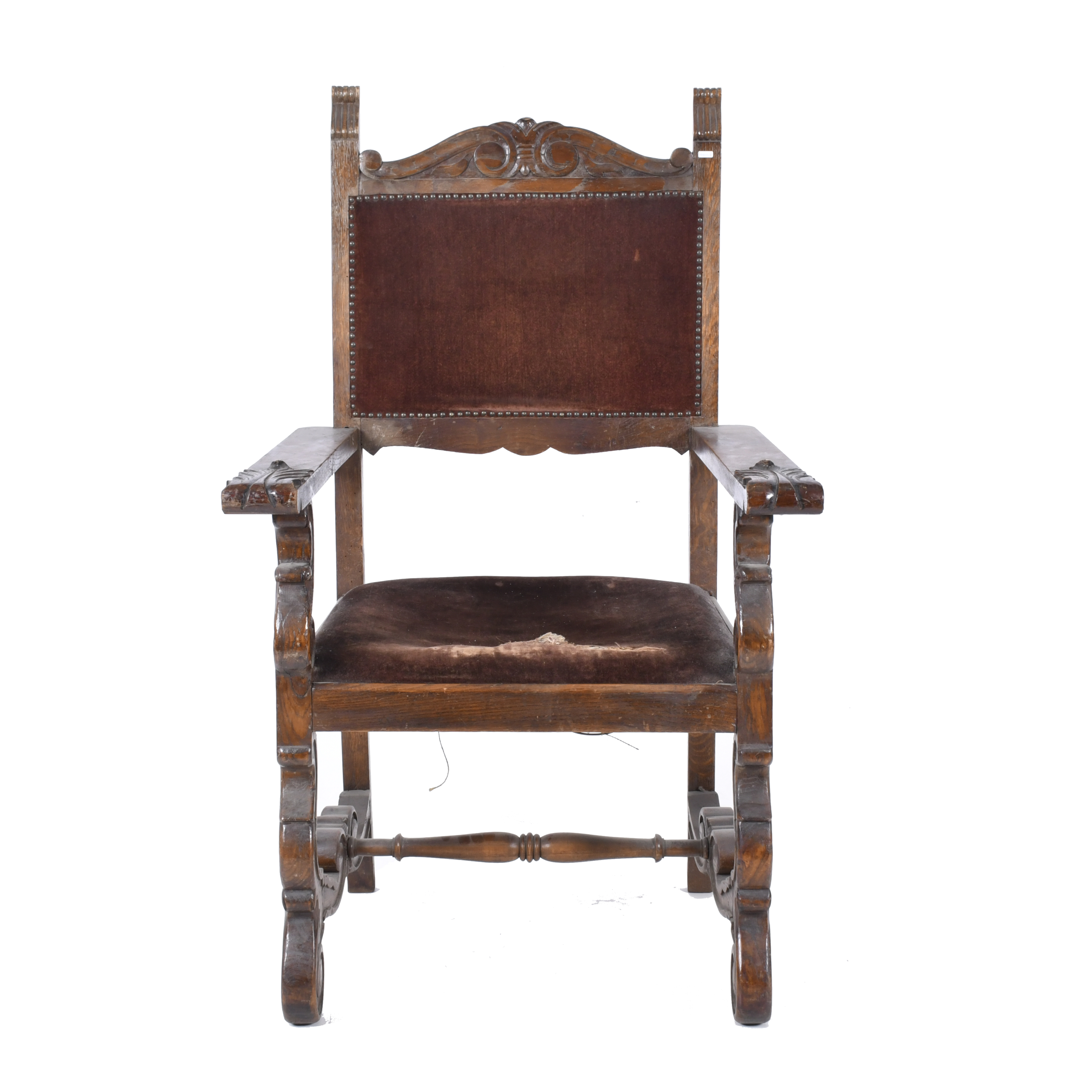 Alphonsine friar&#39;s armchair, second half of the 19th centur