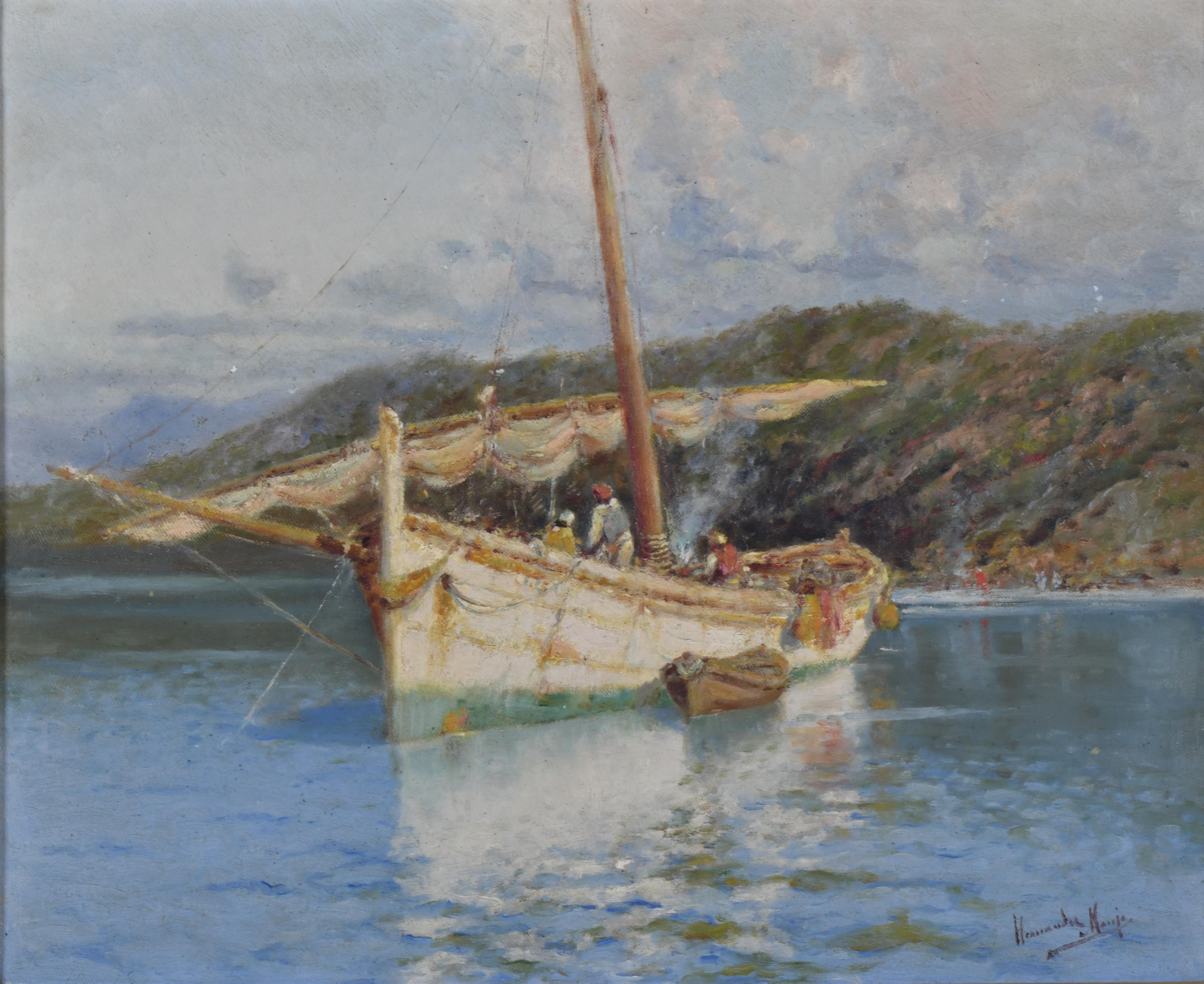 FRANCISCO HERNÁNDEZ MONJO (1862-1937). "Marina".