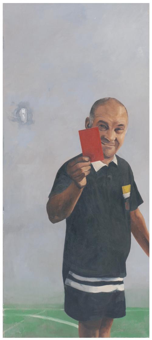 JABI MACHADO (XX-XXI)"Arbitro II"Óleo sobre lienzo