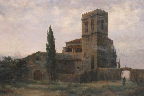 ESCUELA CATALANA DE FINALES XIX-PRINCIPIOS XX, Paisaje con