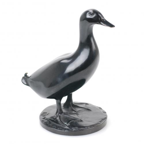 FRANÇOIS POMPON (1855-1933)"Canard"Bronce