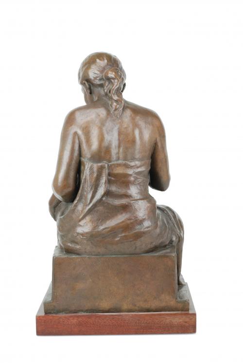 JOAN SEGURANYES (1932), Maternidad., Bronce.