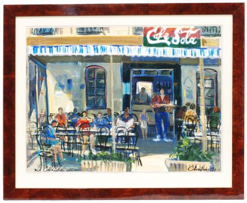 PIERRE CHARTRON (XX). "Cafe Sola".