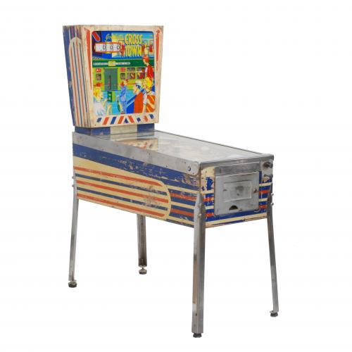 MÁQUINA DE PINBALL CROSS TOWN, CIRCA 1966