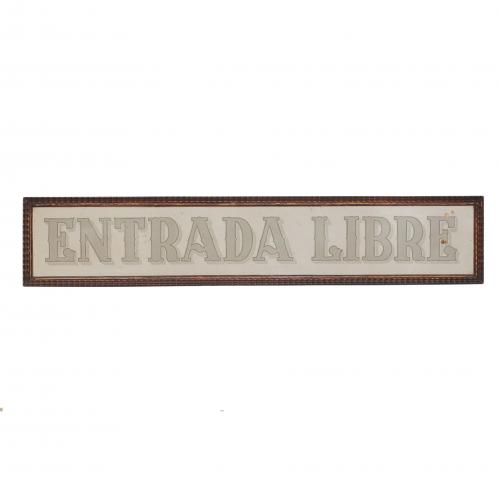 "ENTRADA", CARTEL DEL PARQUE DE ATRACCIONES DEL TIBIDABO, PRIMERAS DÉCADAS SIGLO XX