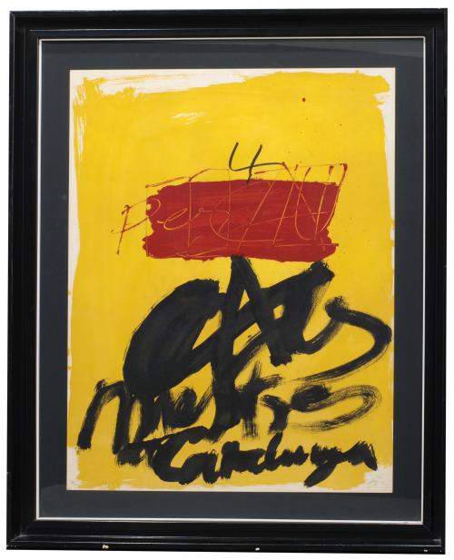 ANTONI TÀPIES (1923-2012) "Mestres de Catalunya".